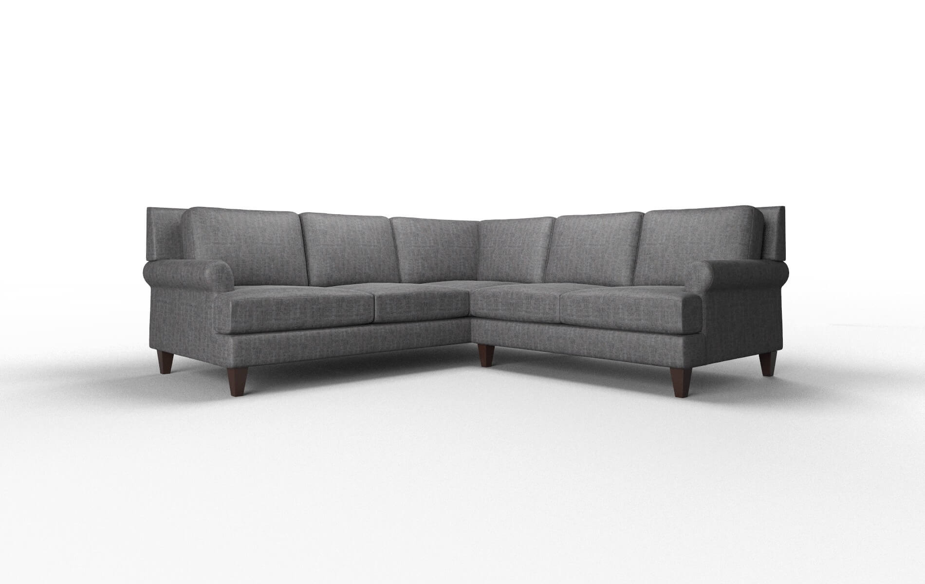 Stockholm Marcy Baltic Sectional espresso legs