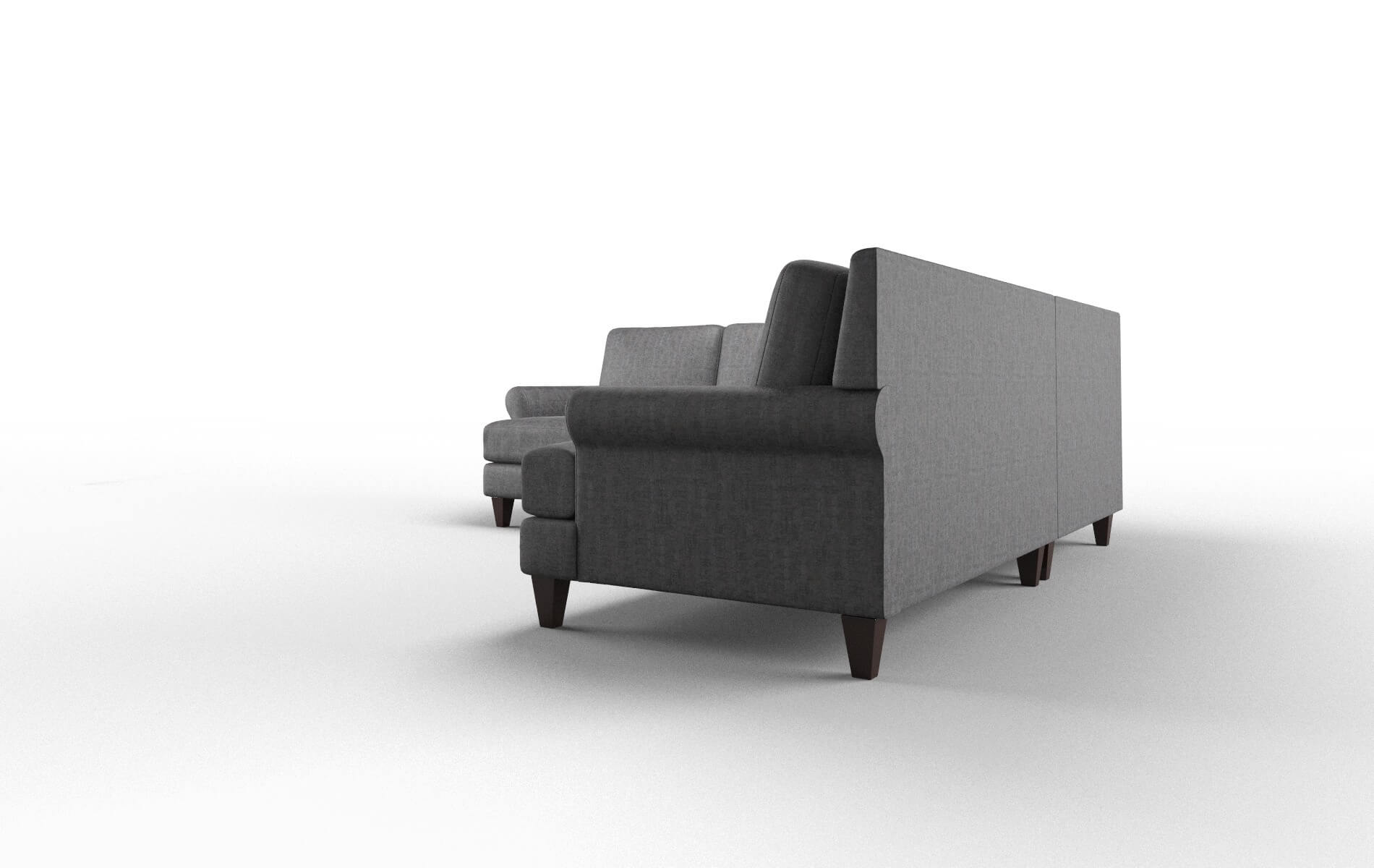 Stockholm Marcy Baltic Sectional espresso legs 4
