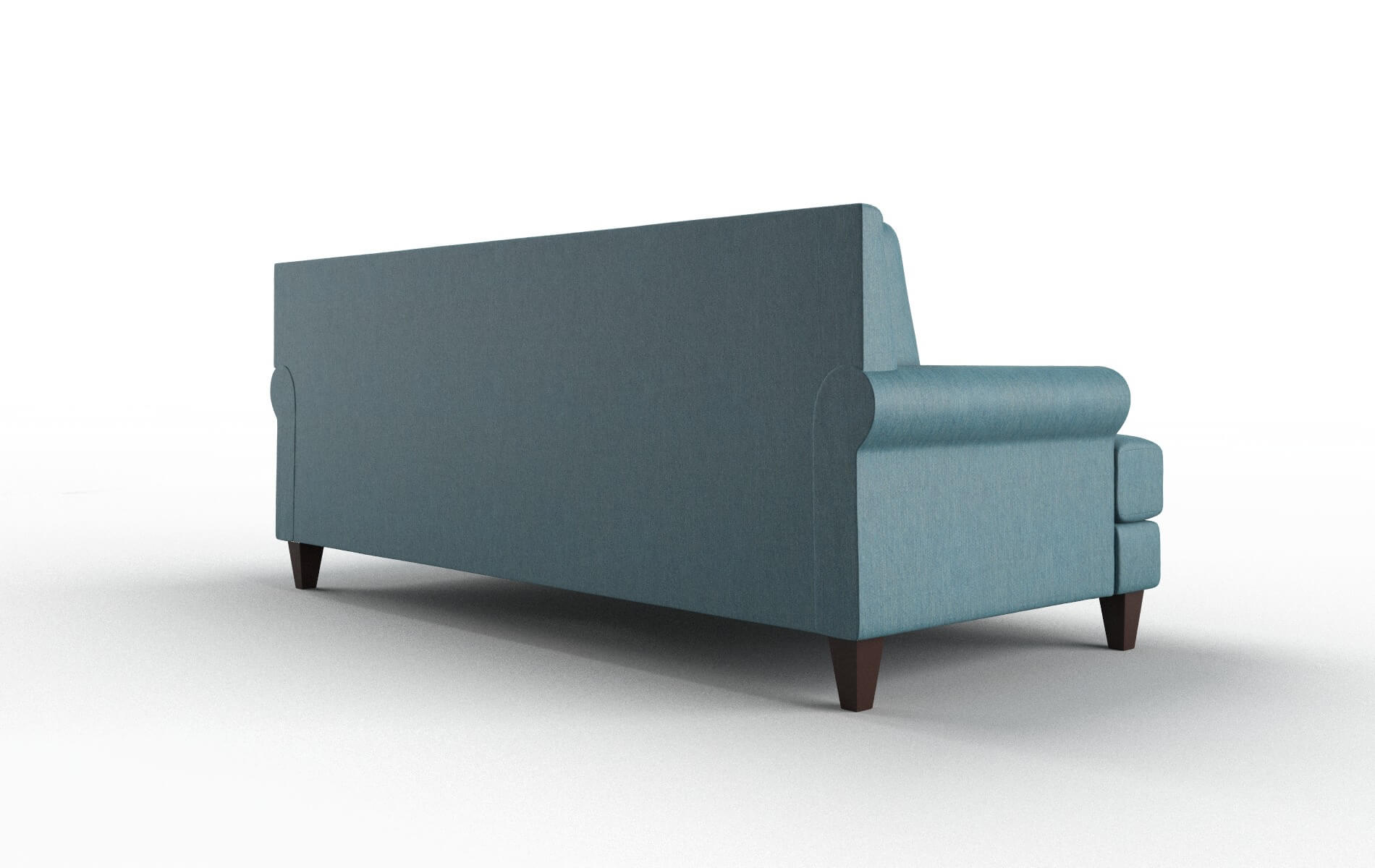 Stockholm Merit Peacock Sofa espresso legs 5