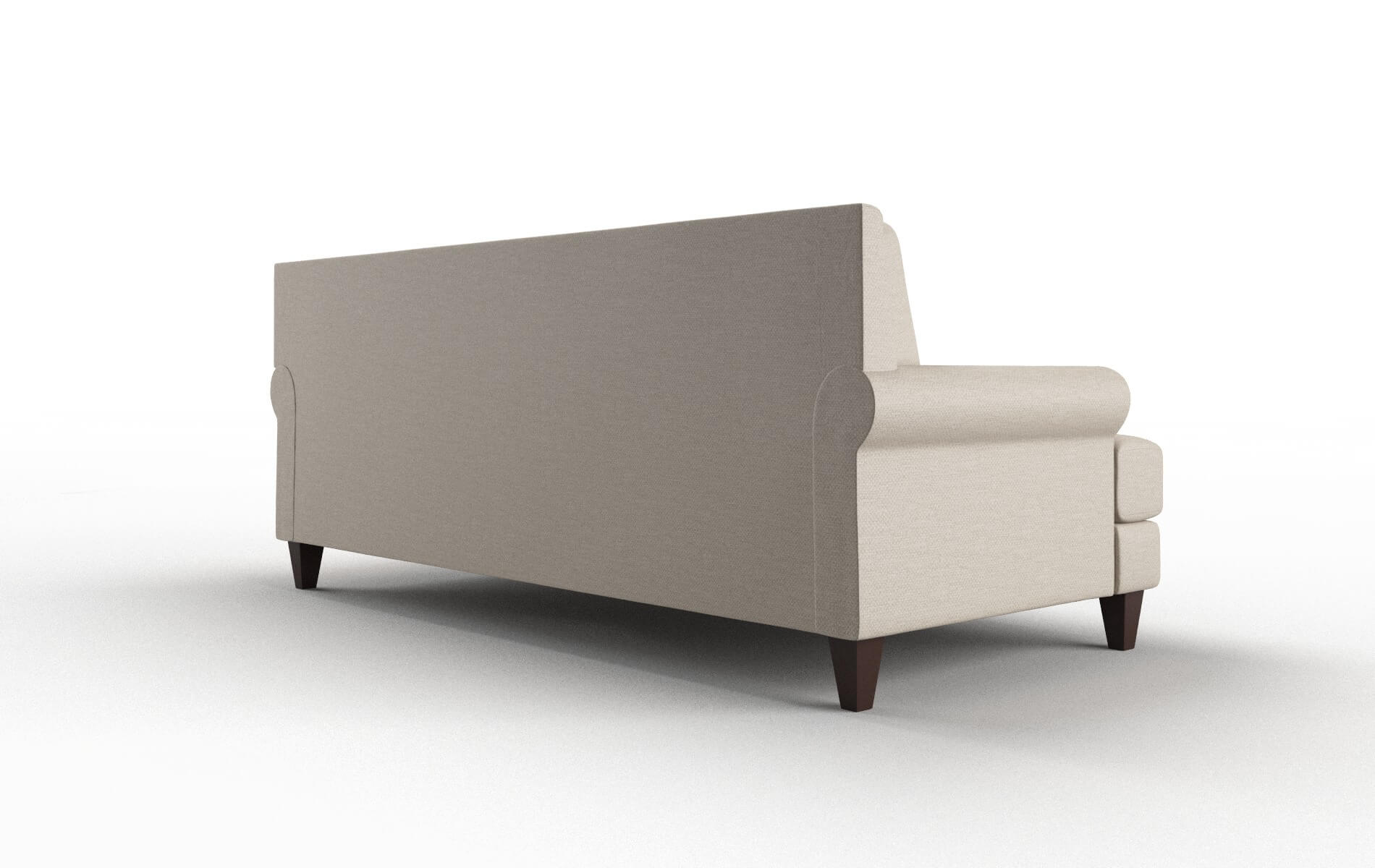Stockholm Naples Almond Sofa espresso legs 5