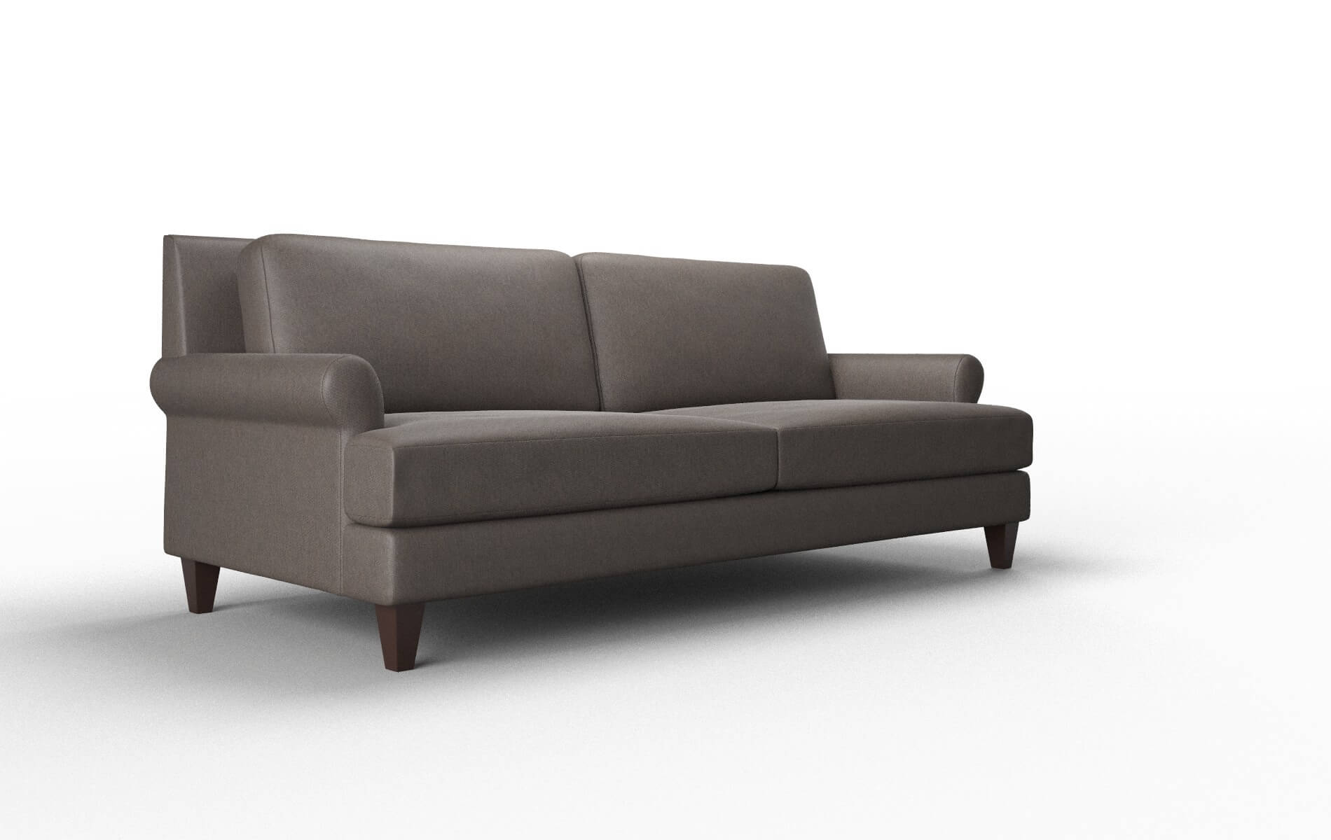 Stockholm Naples Graphite Sofa espresso legs 2