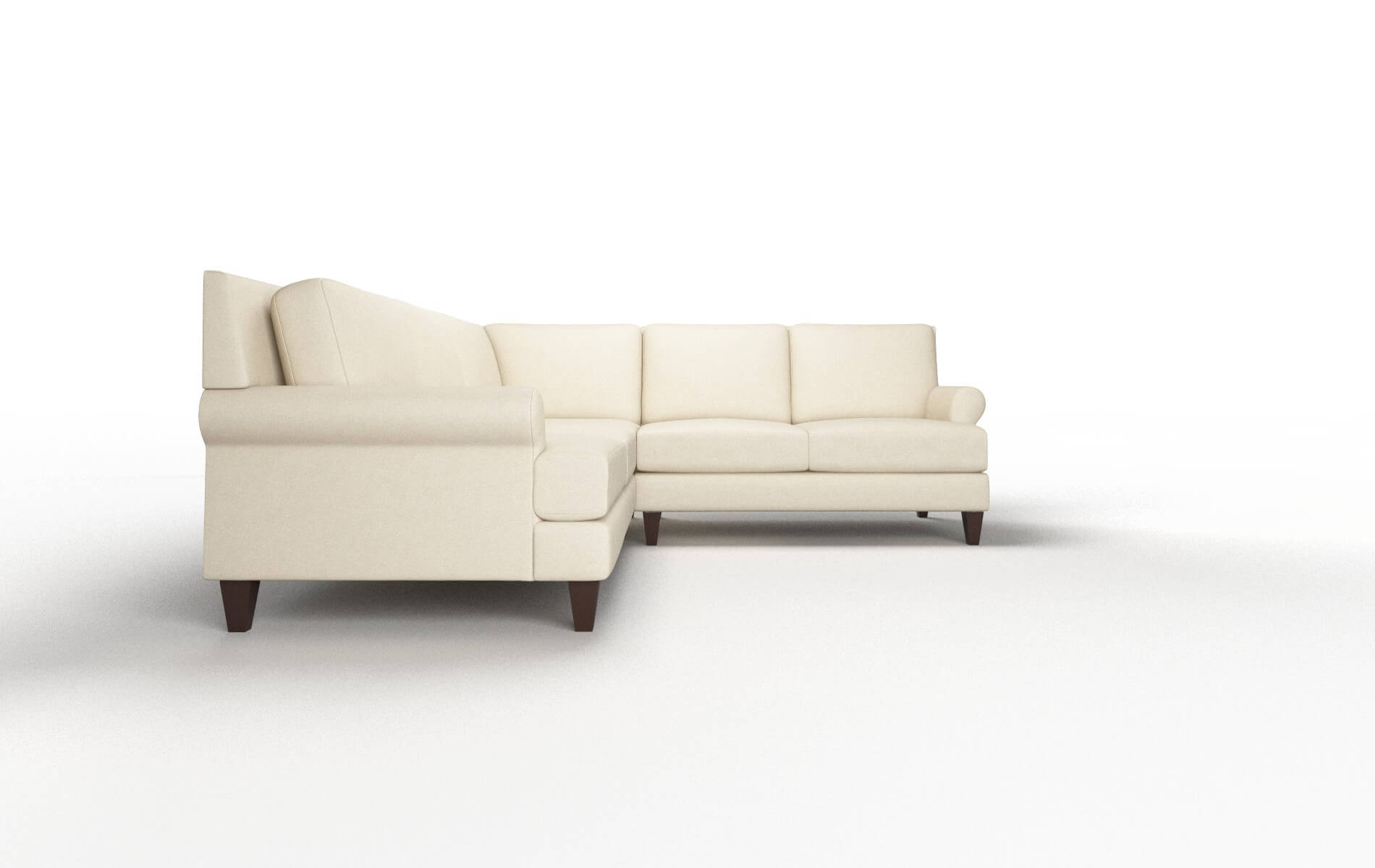 Stockholm Noble Buckwheat Sectional espresso legs 2