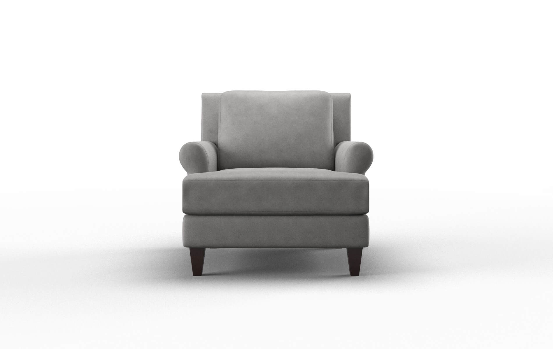 Stockholm Noble Smoke Chair espresso legs 1