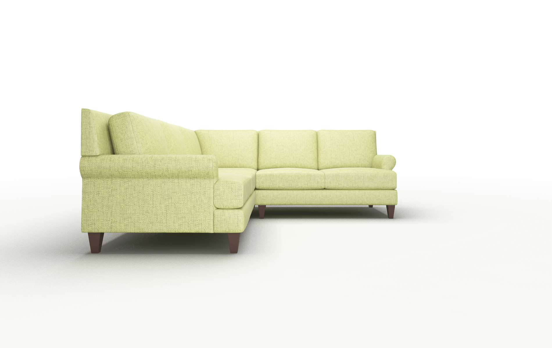 Stockholm Notion Appletini Sectional espresso legs 2