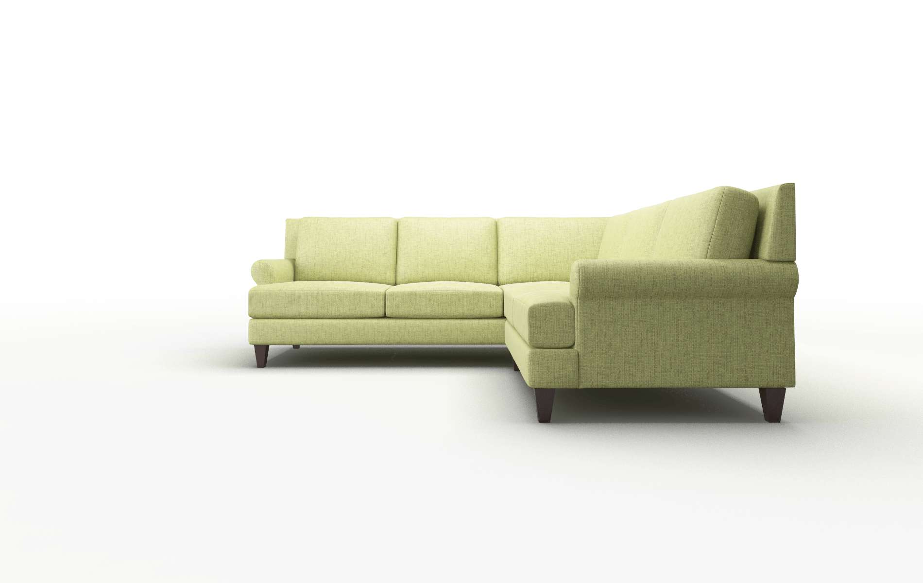 Stockholm Notion Appletini Sectional espresso legs 5