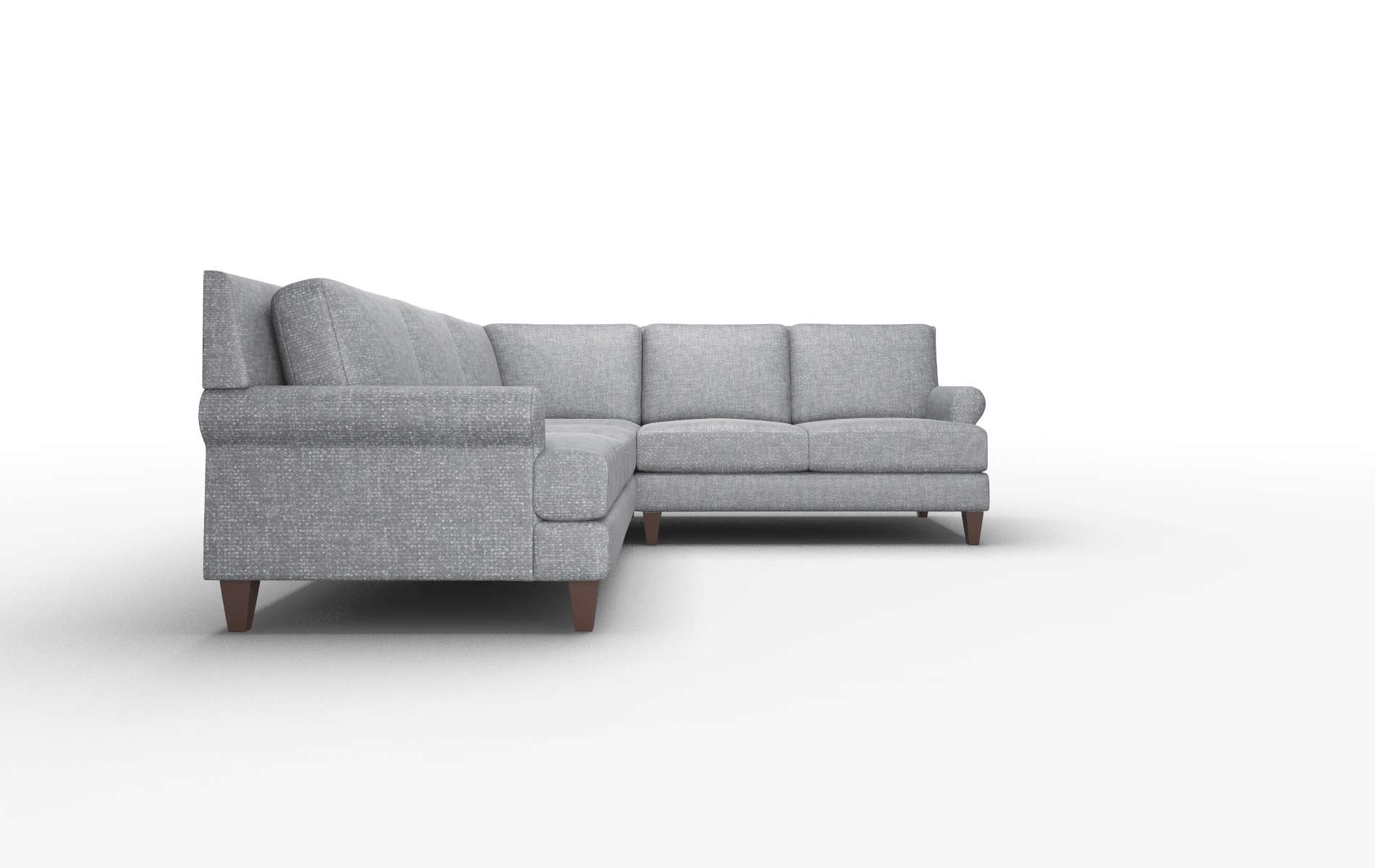 Stockholm Notion Graphite Sectional espresso legs 2
