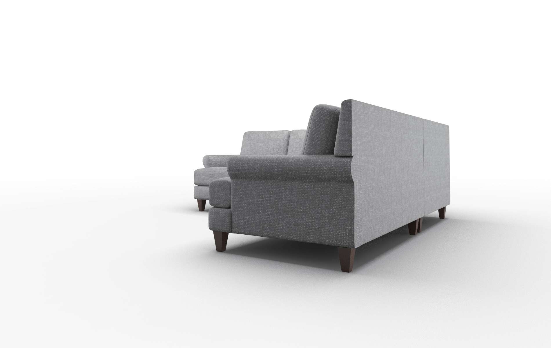 Stockholm Notion Graphite Sectional espresso legs 4