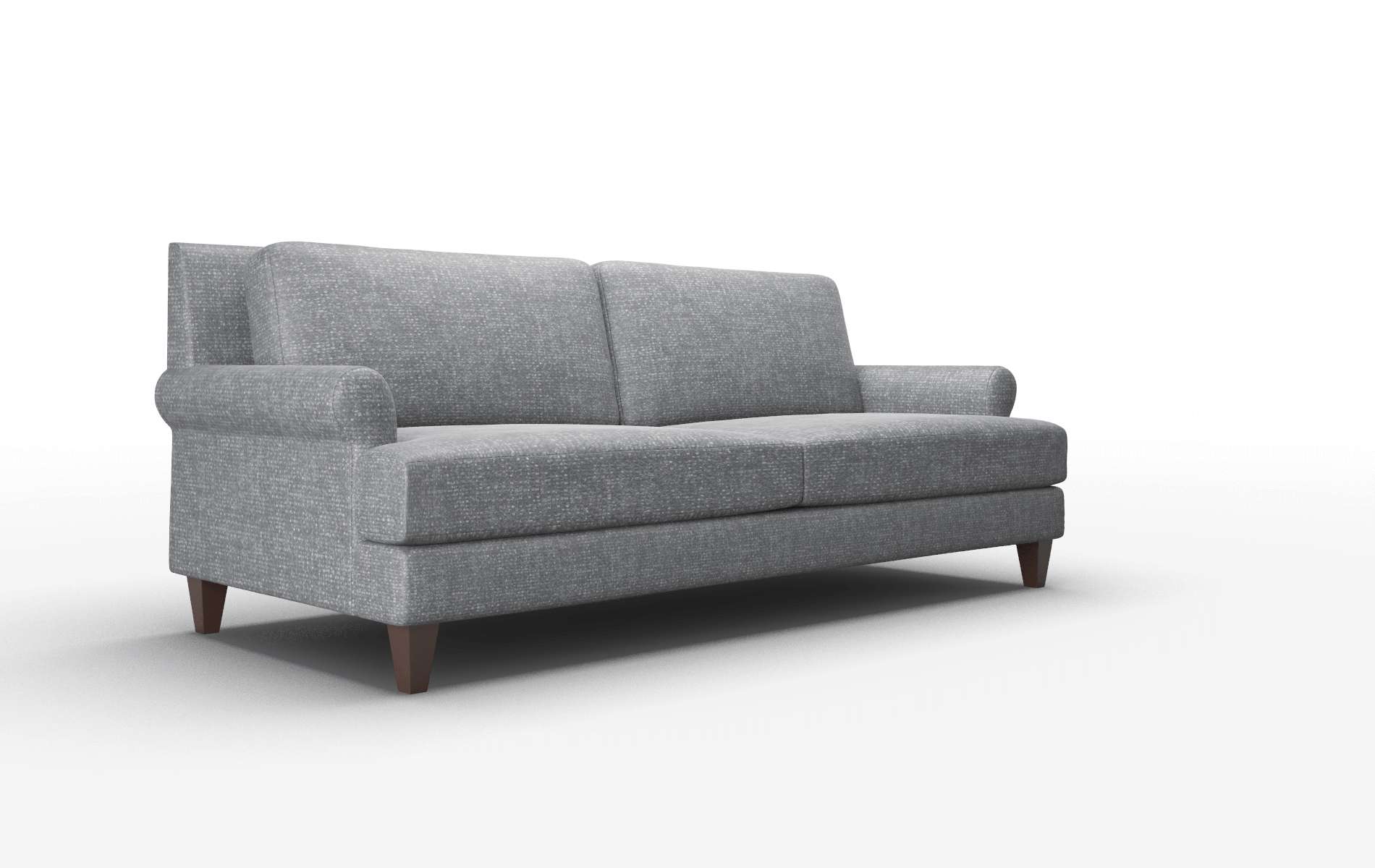 Stockholm Notion Graphite Sofa espresso legs 2
