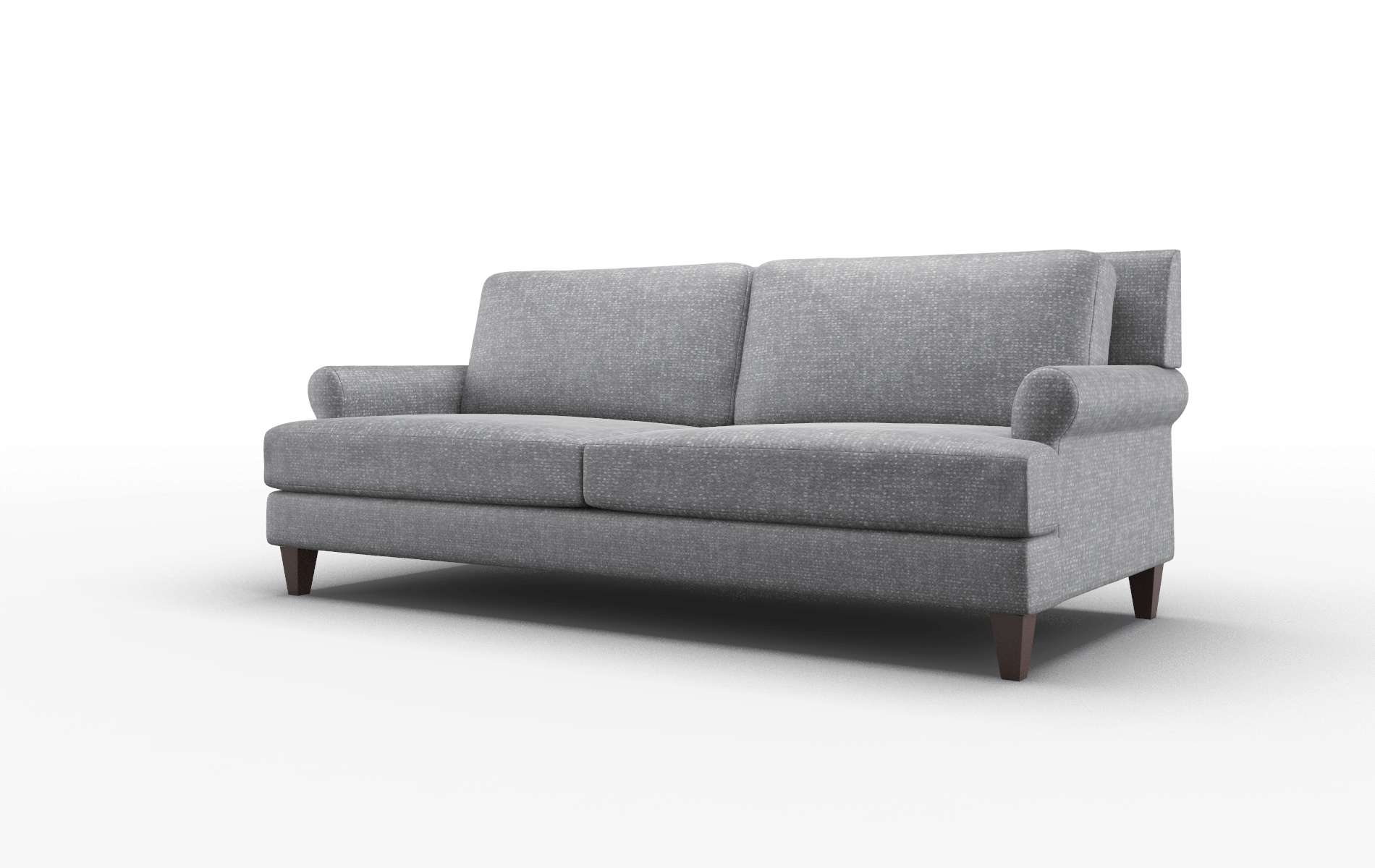 Stockholm Notion Graphite Sofa espresso legs 4