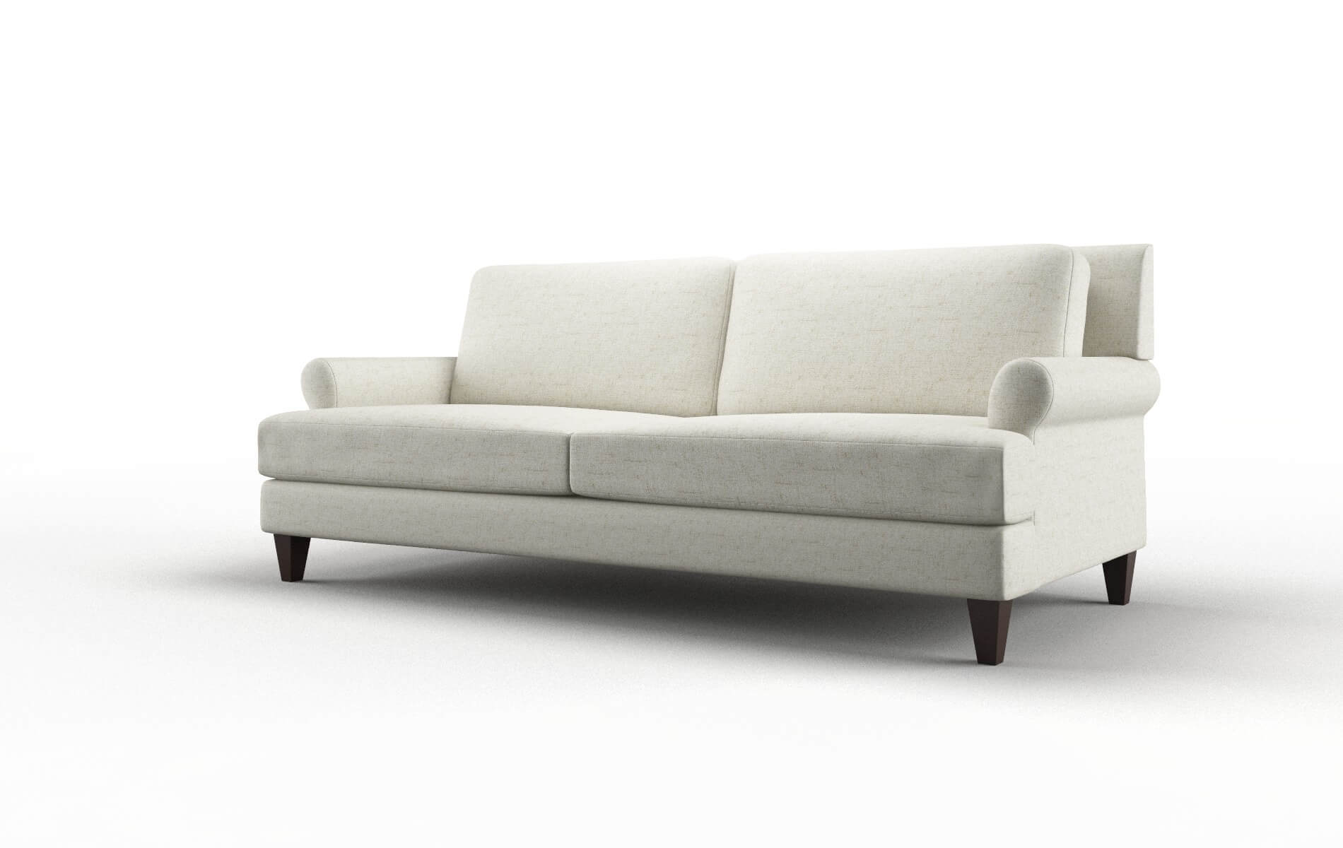 Stockholm Oceanside Birch Sofa espresso legs 4