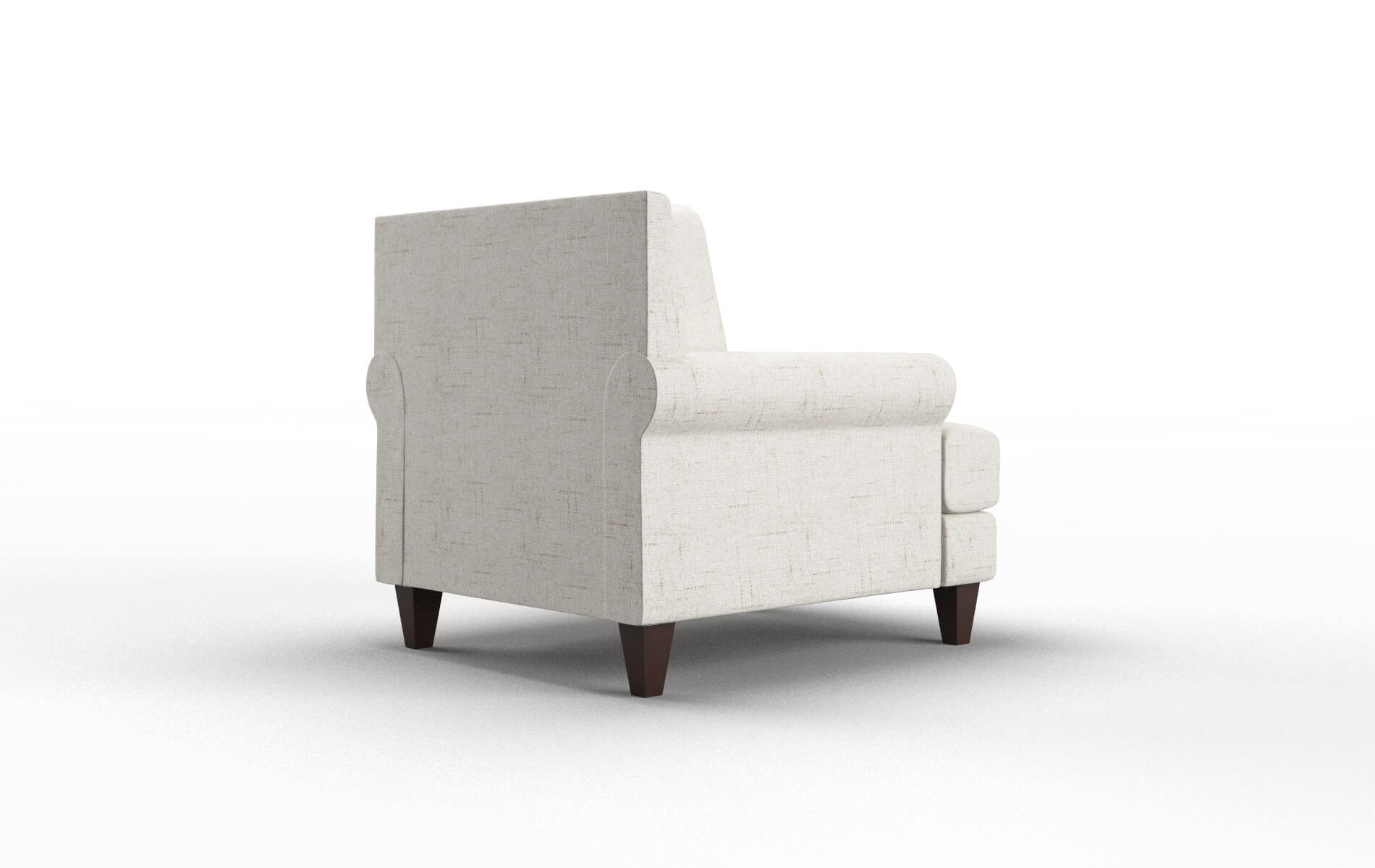 Stockholm Oceanside Natural Chair espresso legs 5
