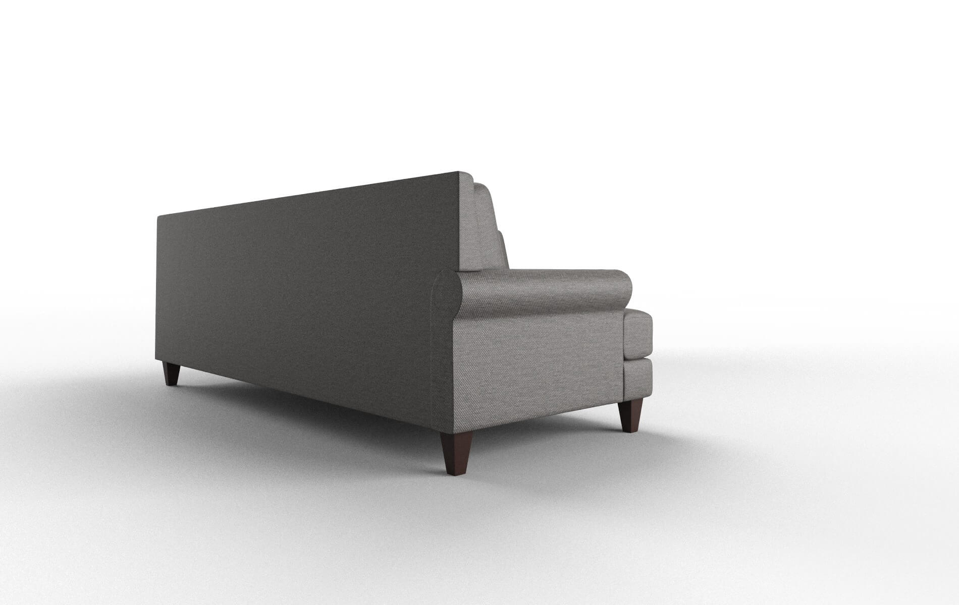 Stockholm Oscar Charcoal Sectional espresso legs 3