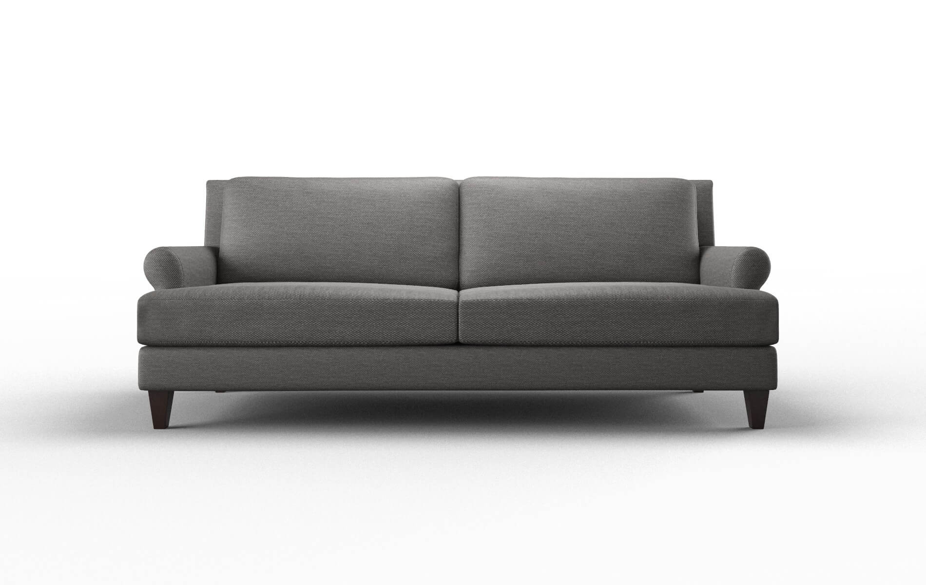 Stockholm Oscar Charcoal Sofa espresso legs 1