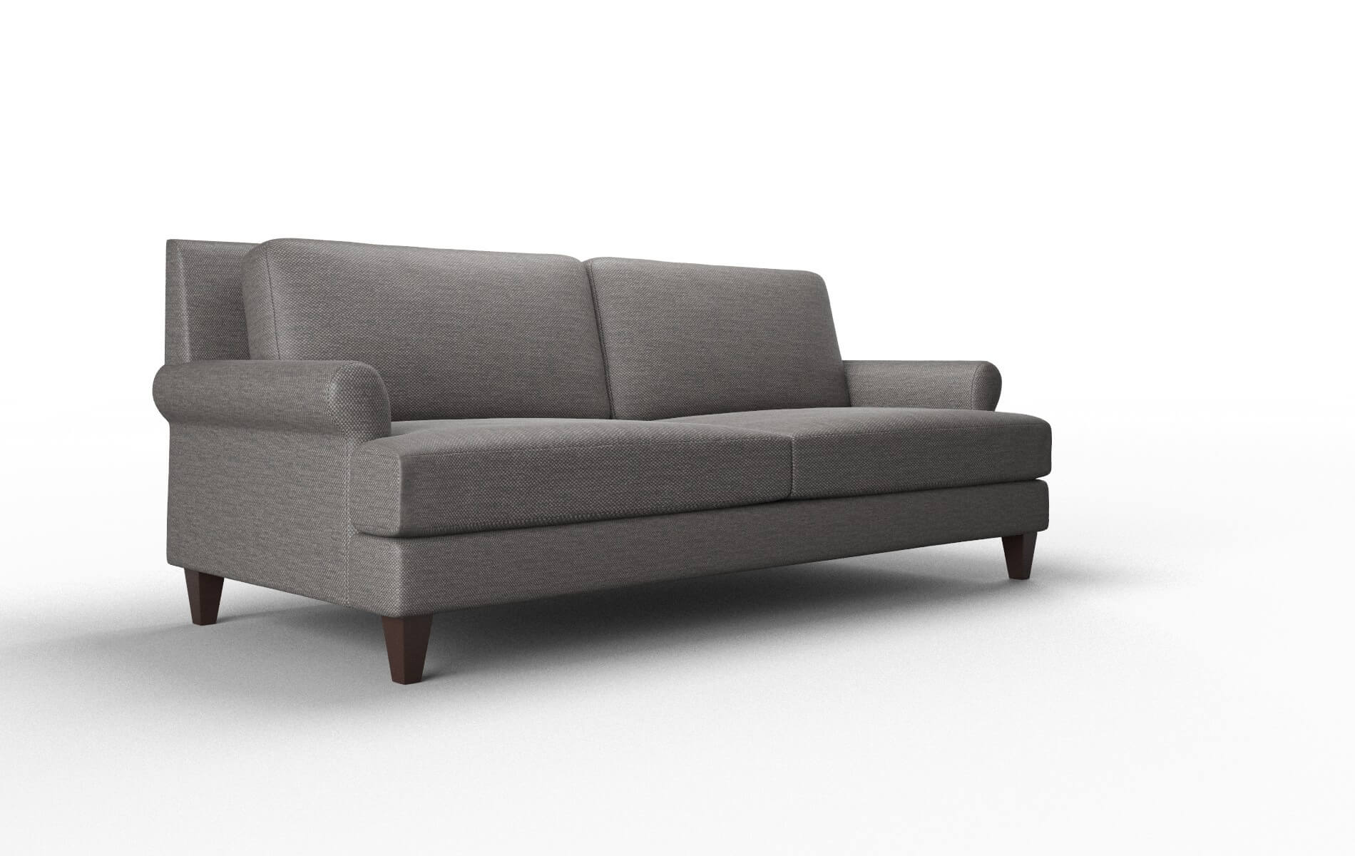 Stockholm Oscar Charcoal Sofa espresso legs 2