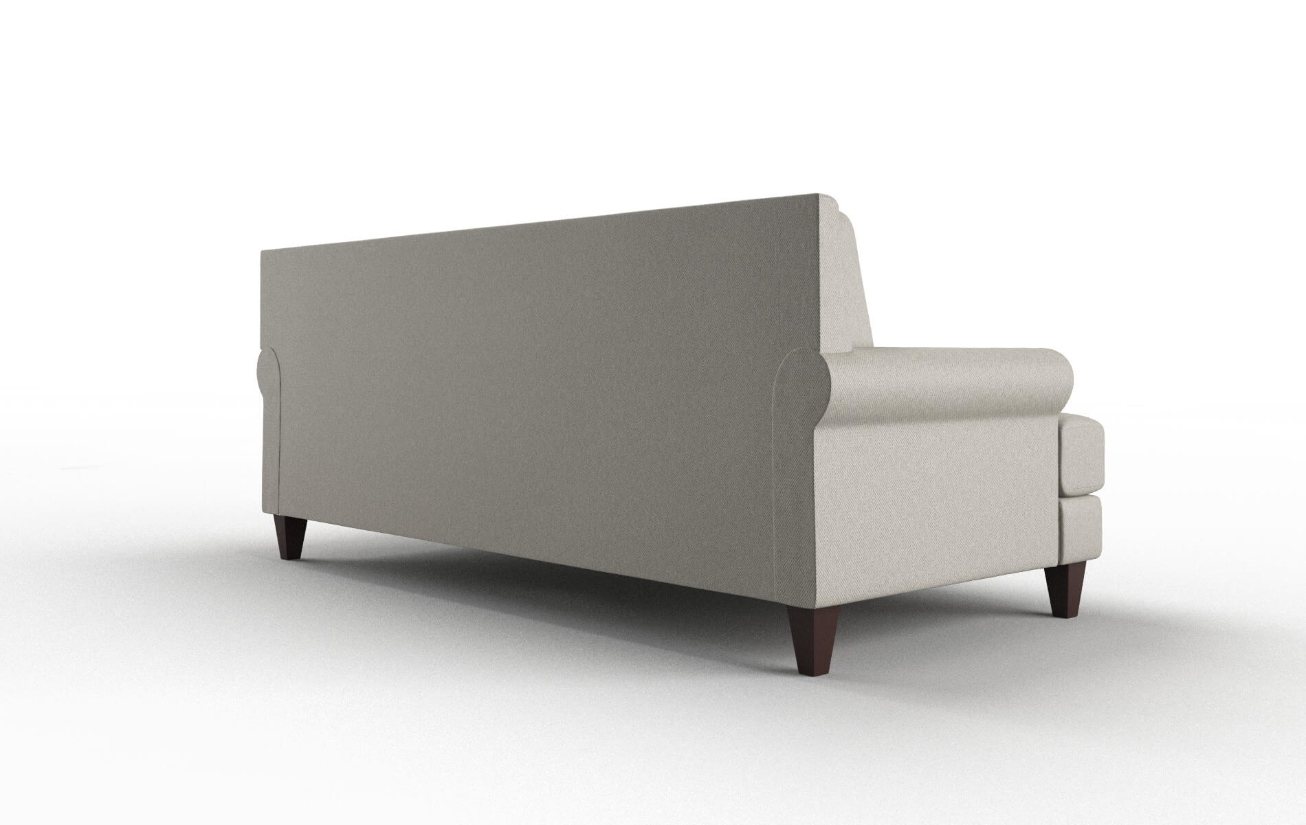 Stockholm Oscar Silver Sofa espresso legs 5