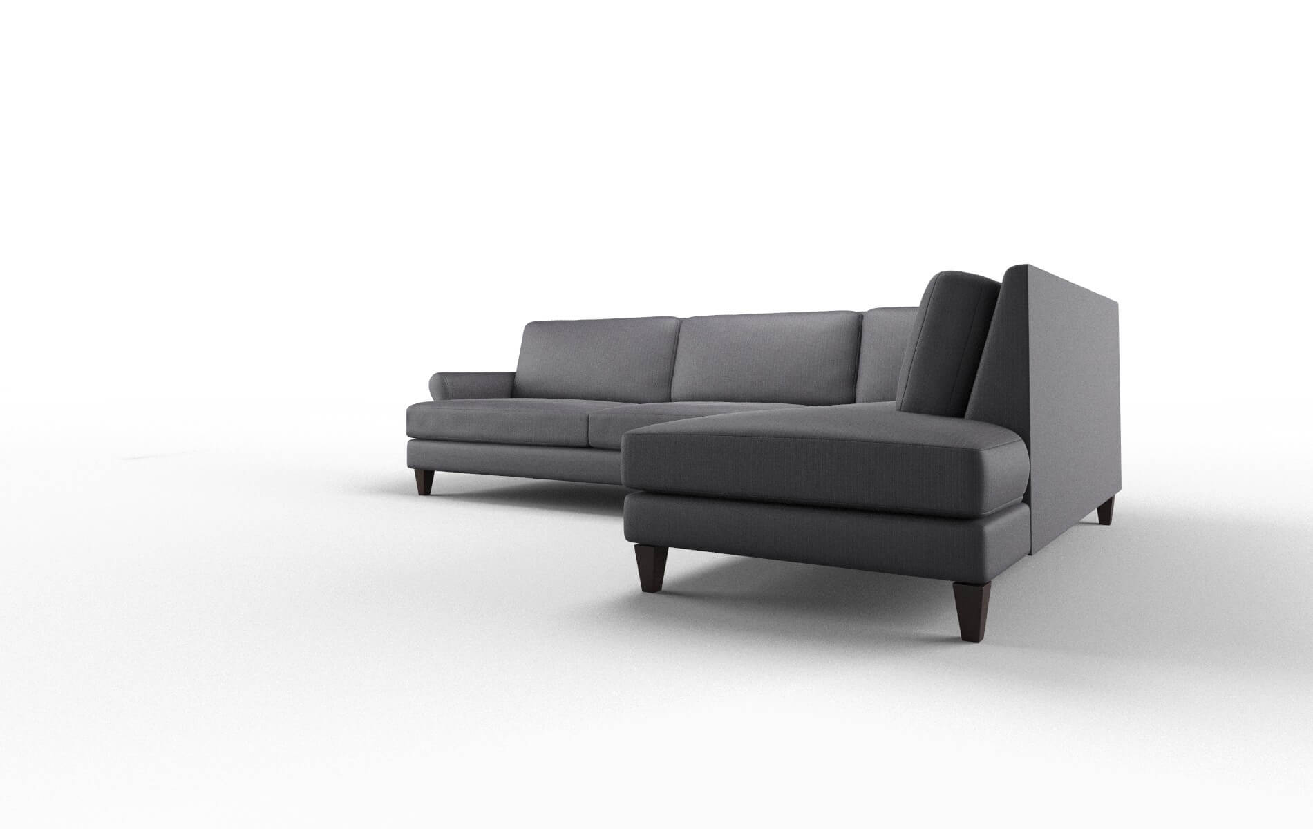 Stockholm Parker Charcoal Panel espresso legs 4