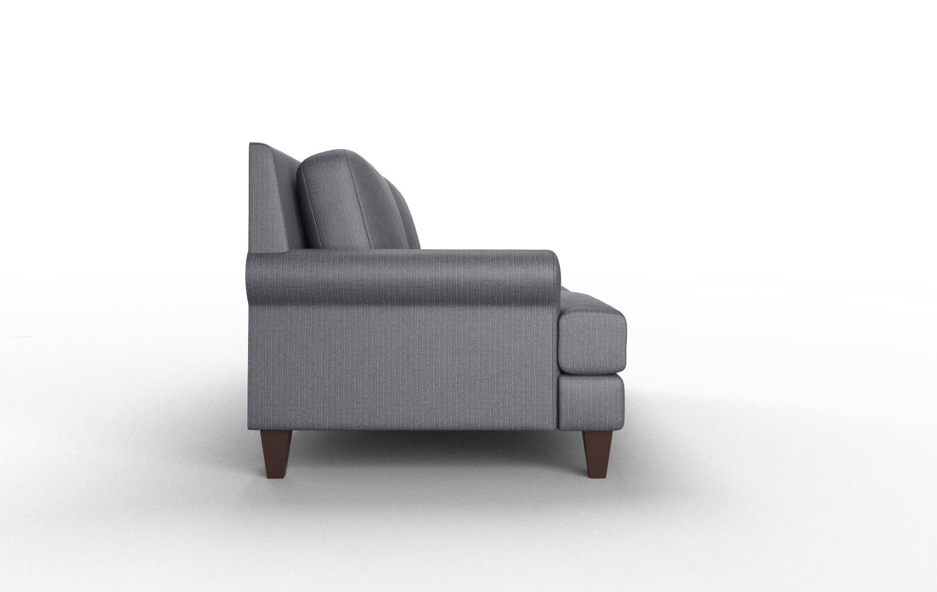 Stockholm Parker Charcoal Sofa espresso legs 3