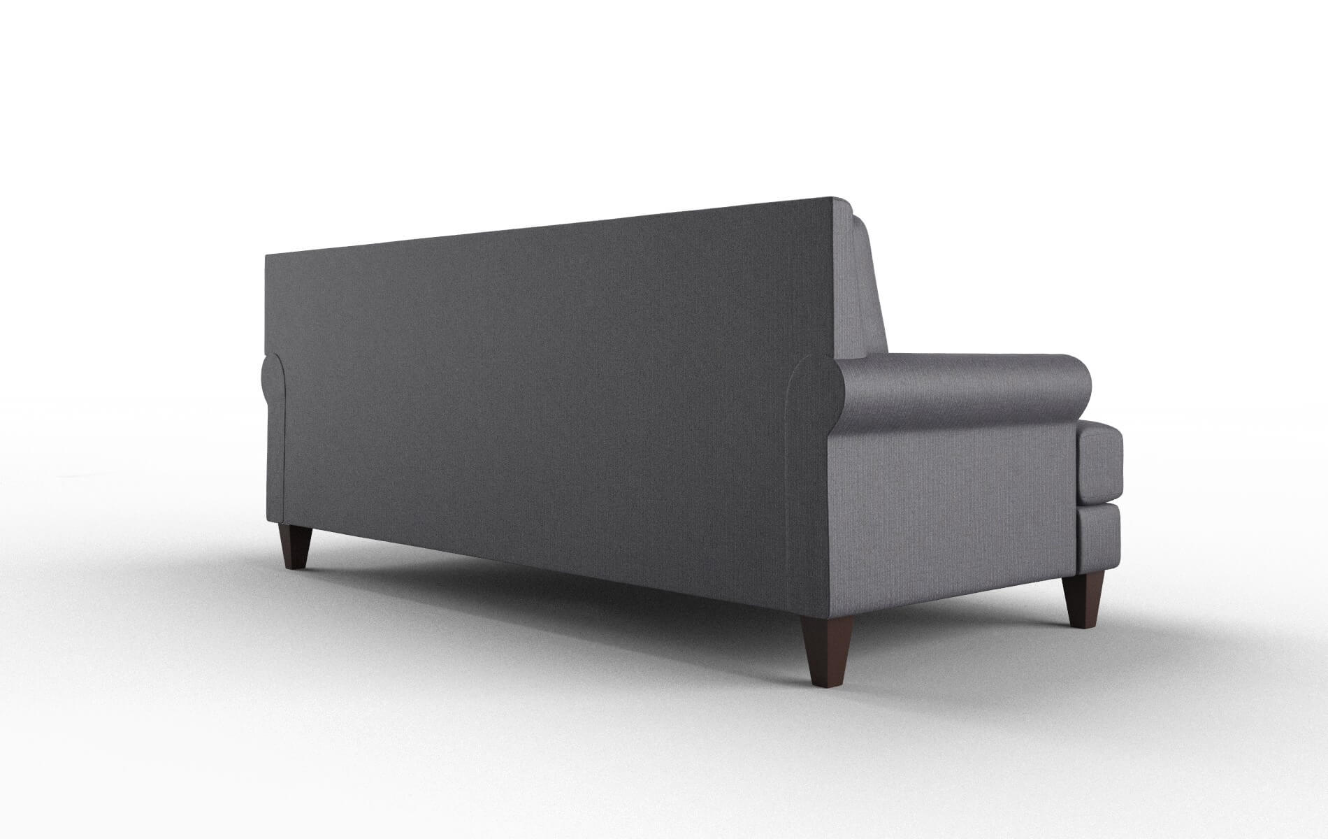 Stockholm Parker Charcoal Sofa espresso legs 5