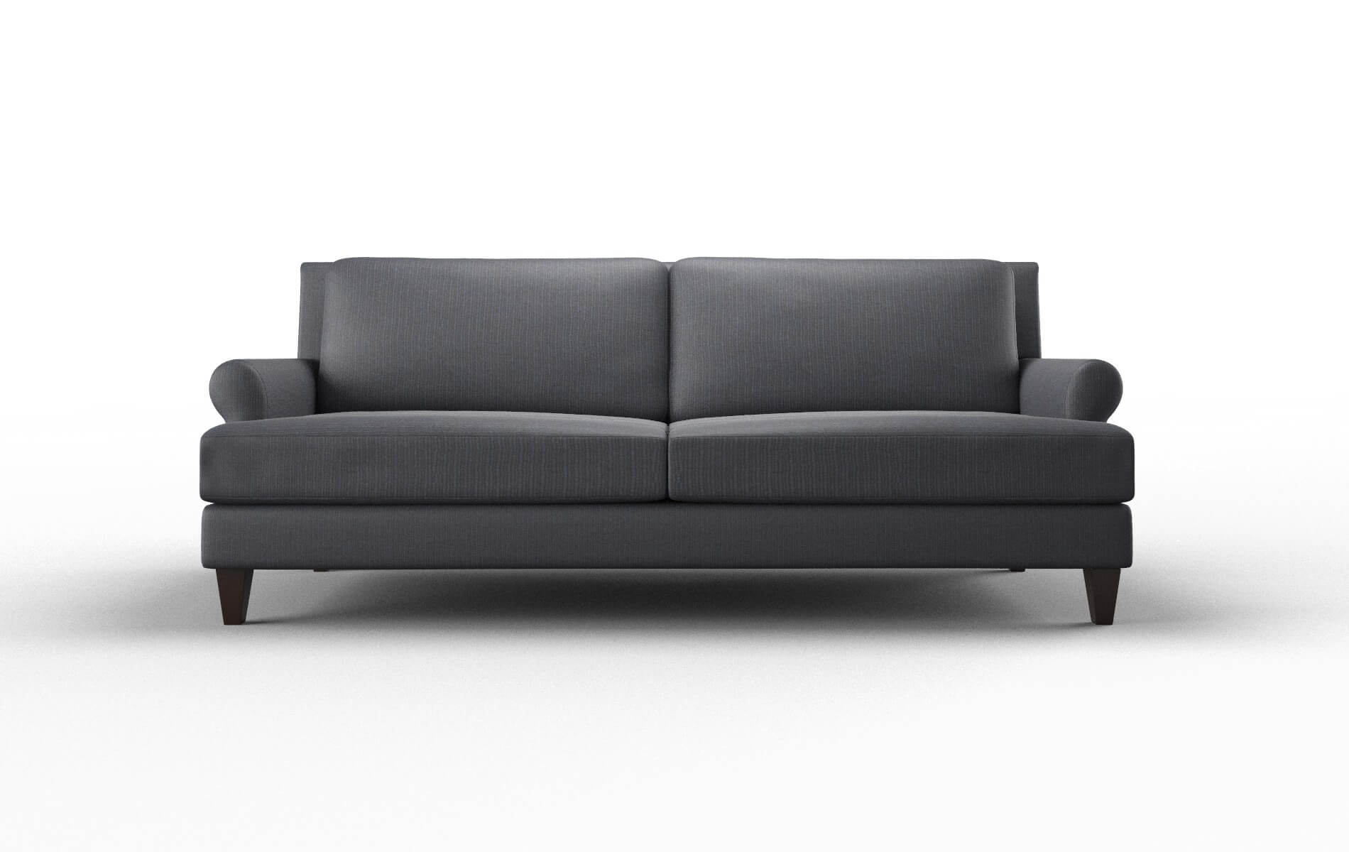 Stockholm Parker Midnight Sofa espresso legs