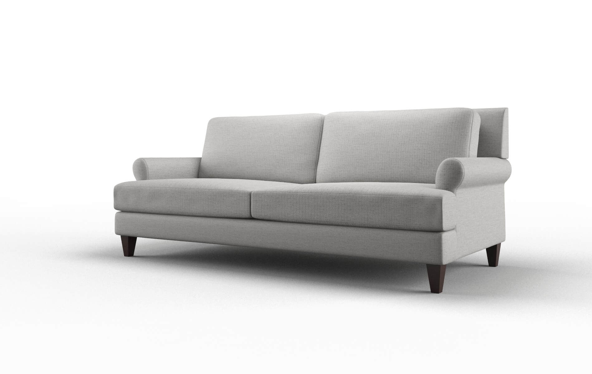 Stockholm Parker Silver Sofa espresso legs 4
