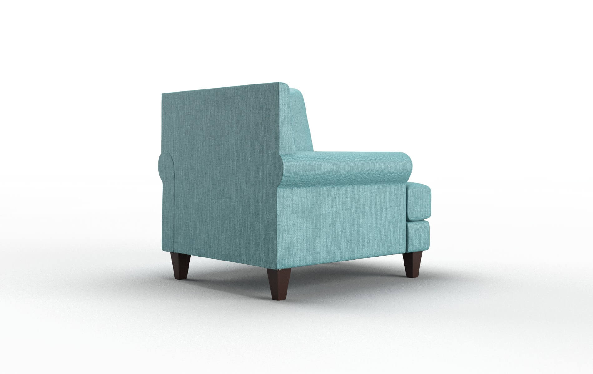 Stockholm Parker Turquoise Chair espresso legs 5