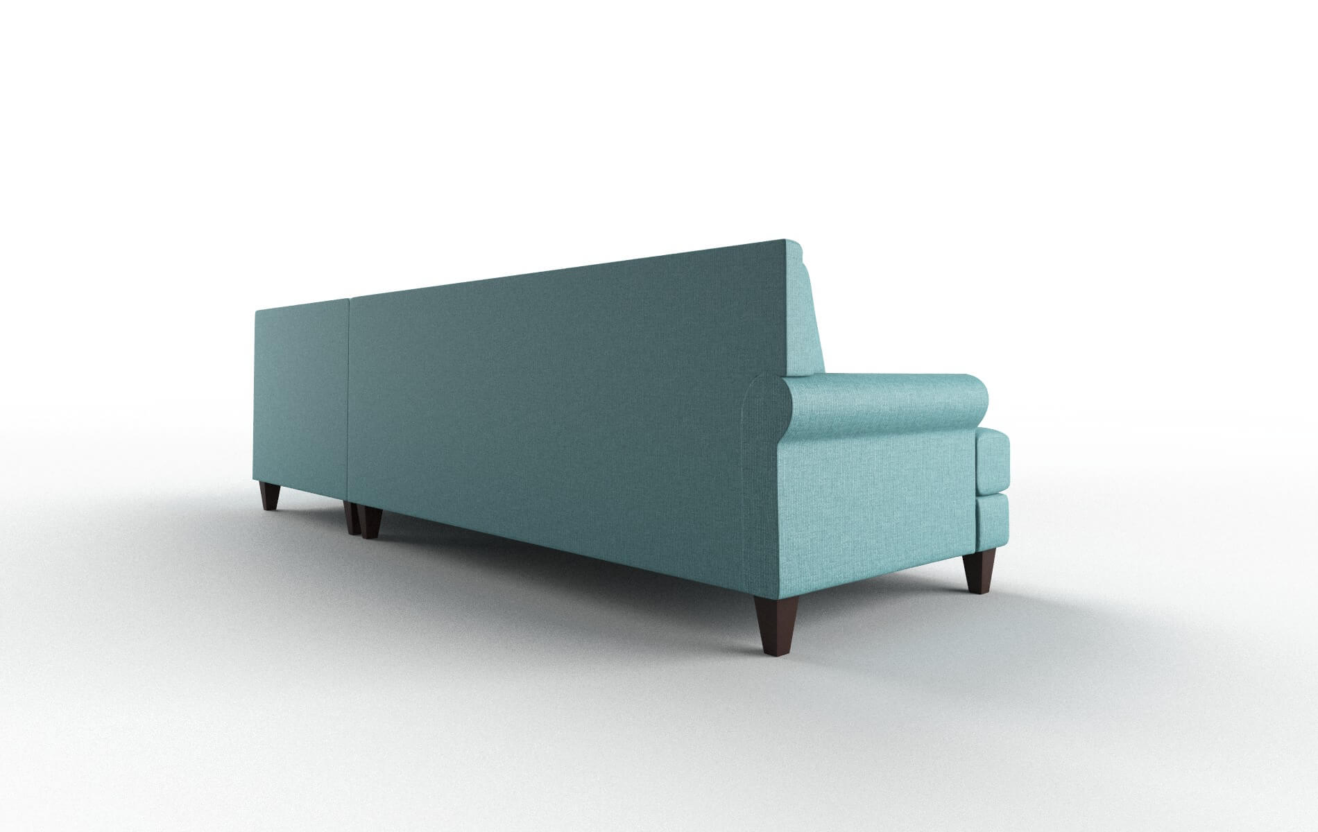 Stockholm Parker Turquoise Panel espresso legs 5