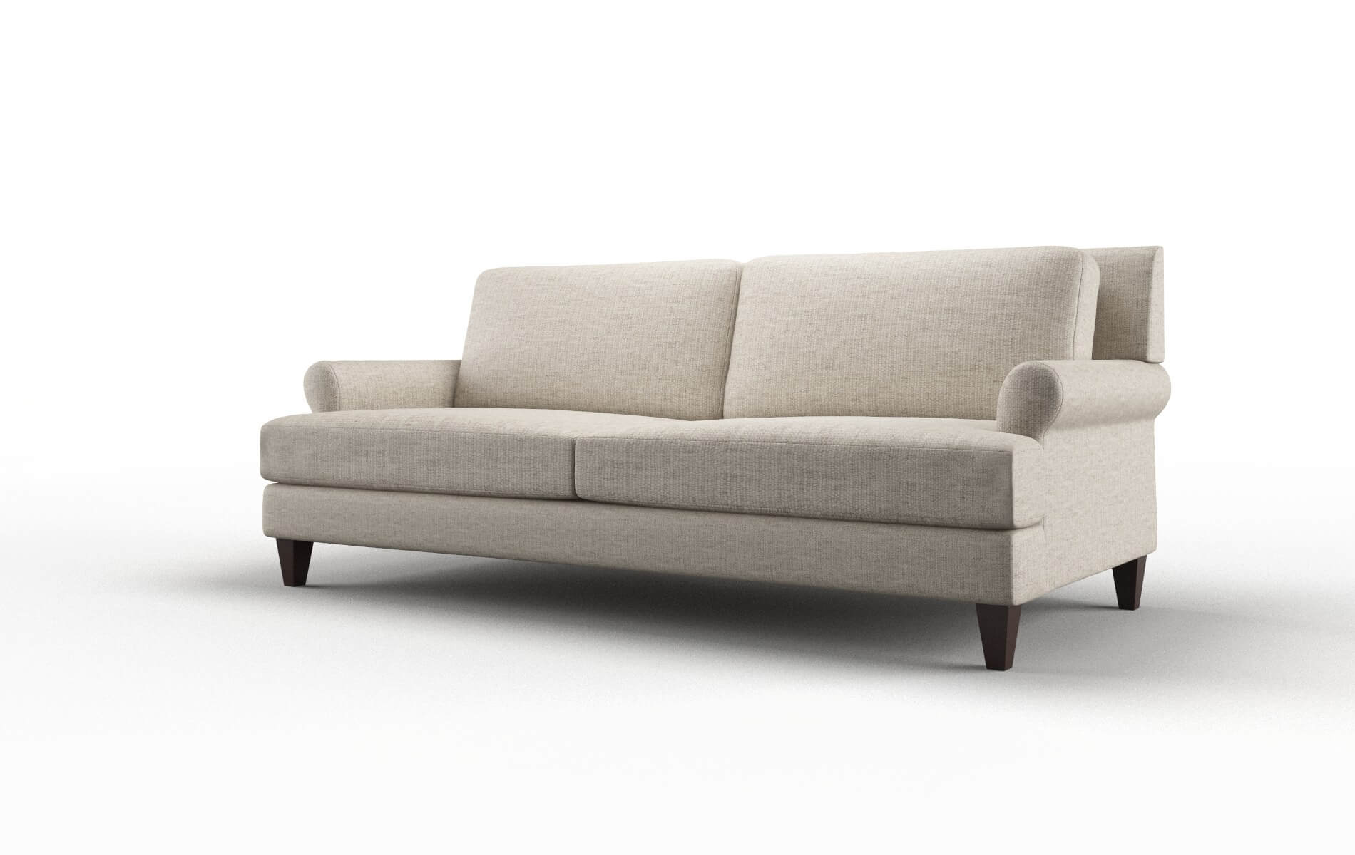 Stockholm Parker Wheat Sofa espresso legs 4