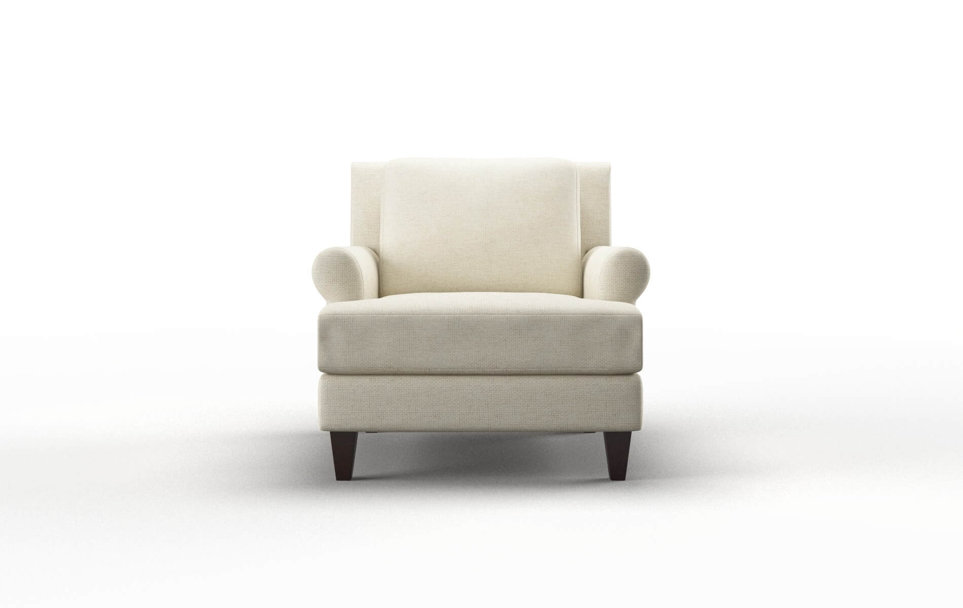 Stockholm Phoenix Ivory Chair espresso legs 1