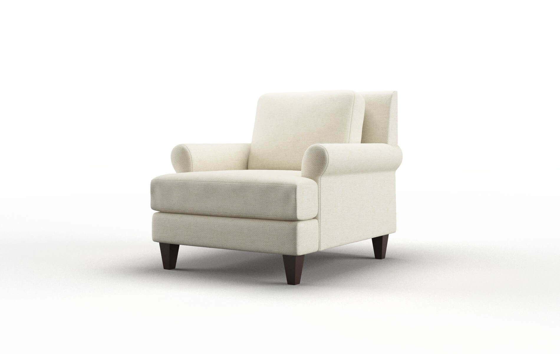 Stockholm Phoenix Ivory Chair espresso legs 4