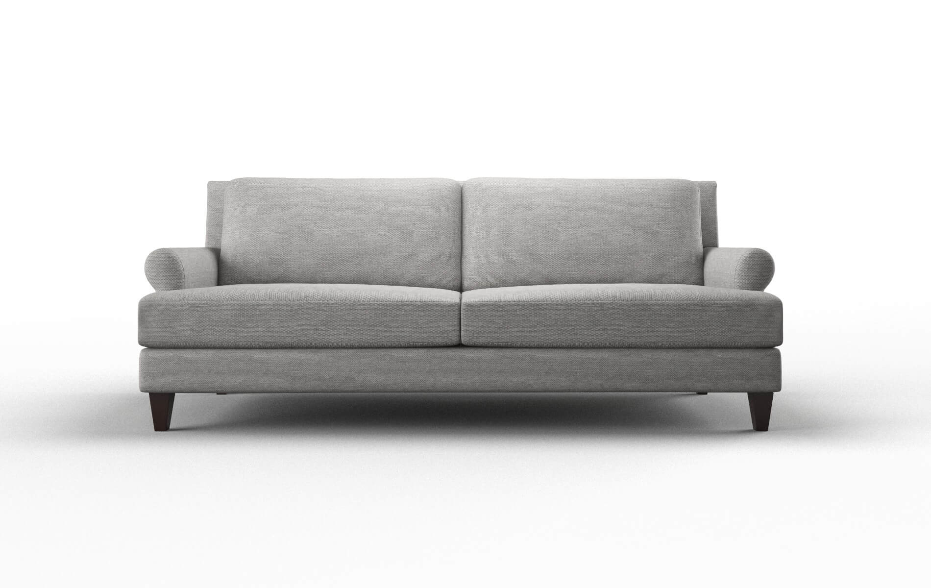 Stockholm Phoenix Smoke Sofa espresso legs 1