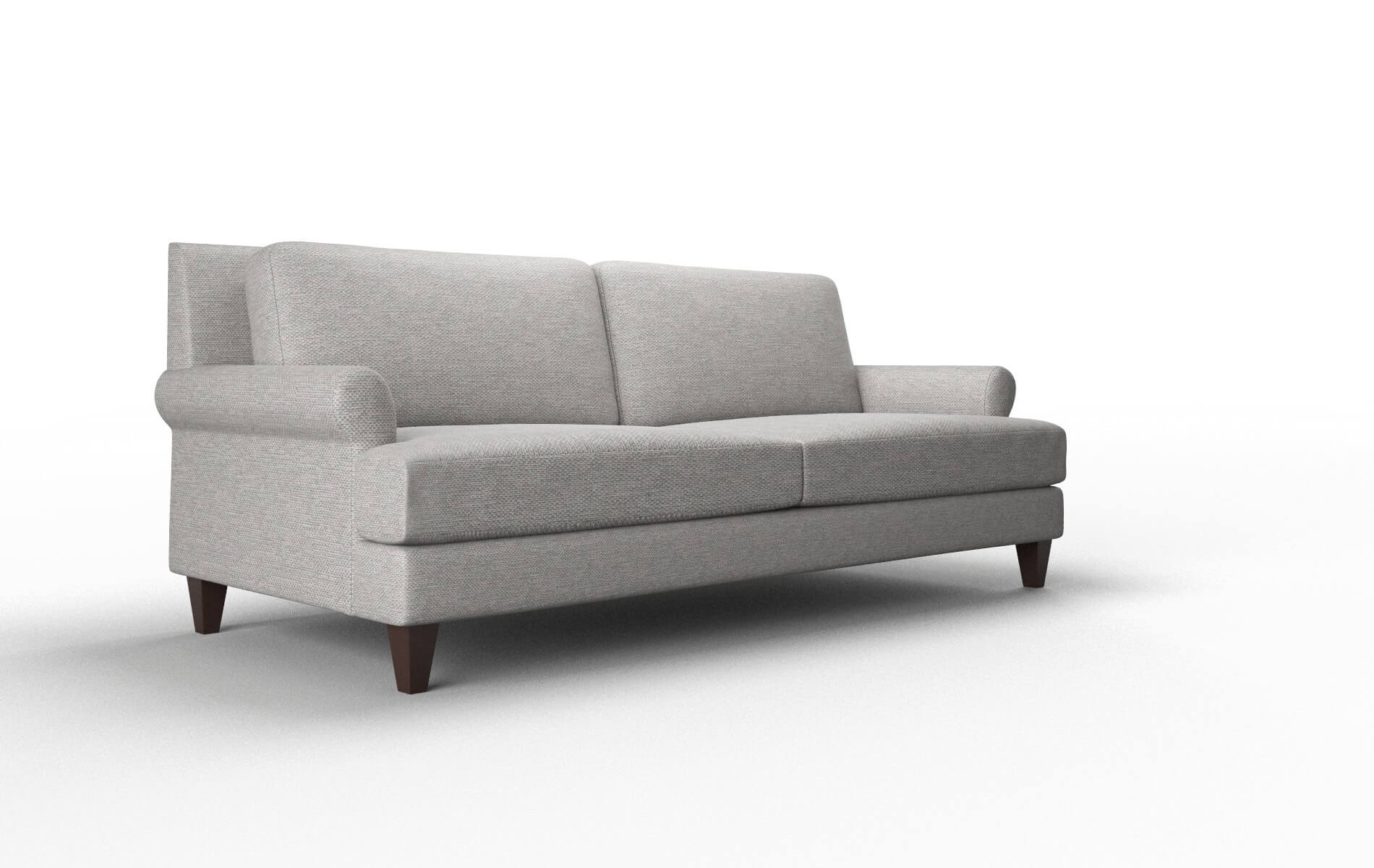 Stockholm Phoenix Smoke Sofa espresso legs 2