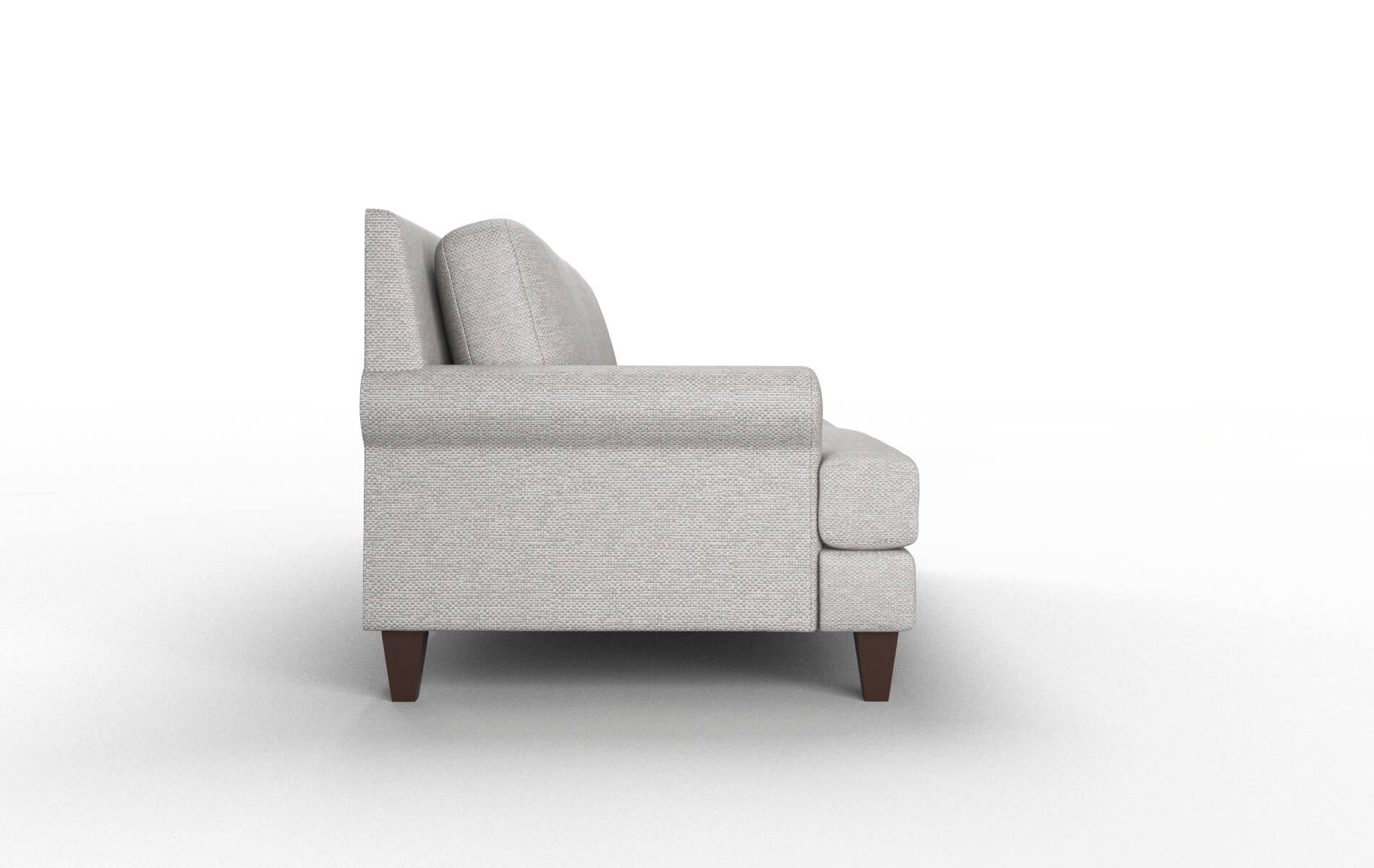 Stockholm Phoenix Smoke Sofa espresso legs 3