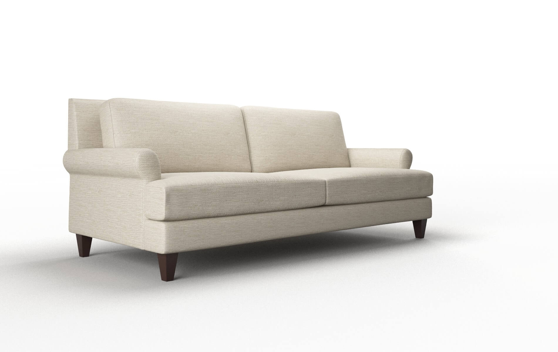 Stockholm Prime Dusk Sofa espresso legs 2