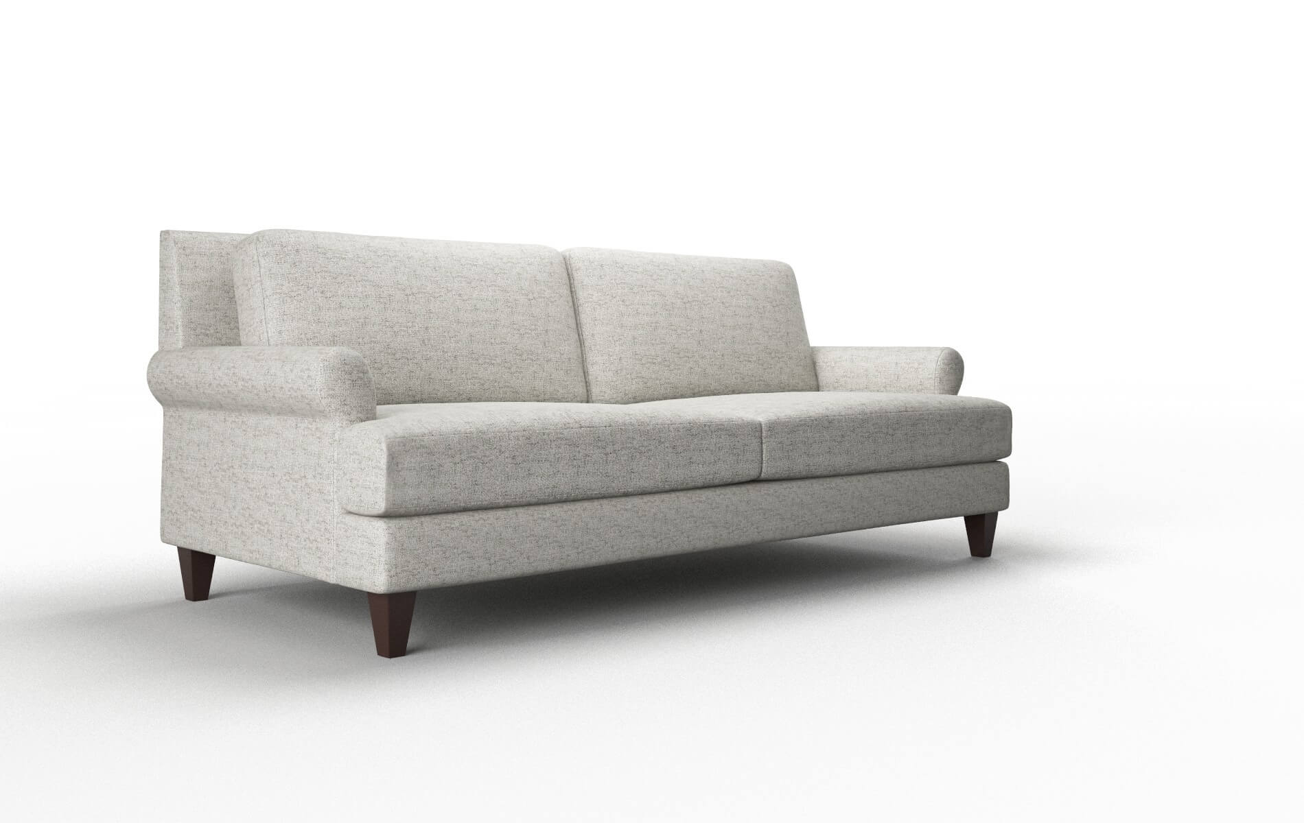 Stockholm Prime Gravel Sofa espresso legs 2