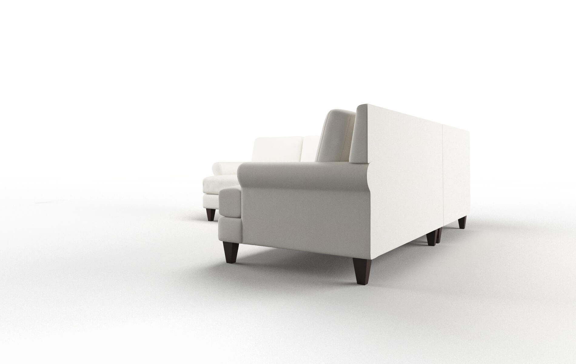 Stockholm R_prize Cream Sectional espresso legs 4