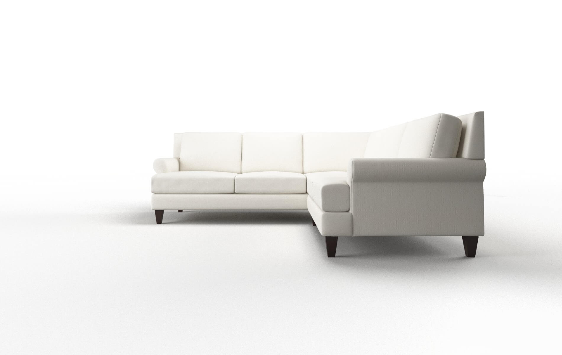 Stockholm R_prize Cream Sectional espresso legs 5