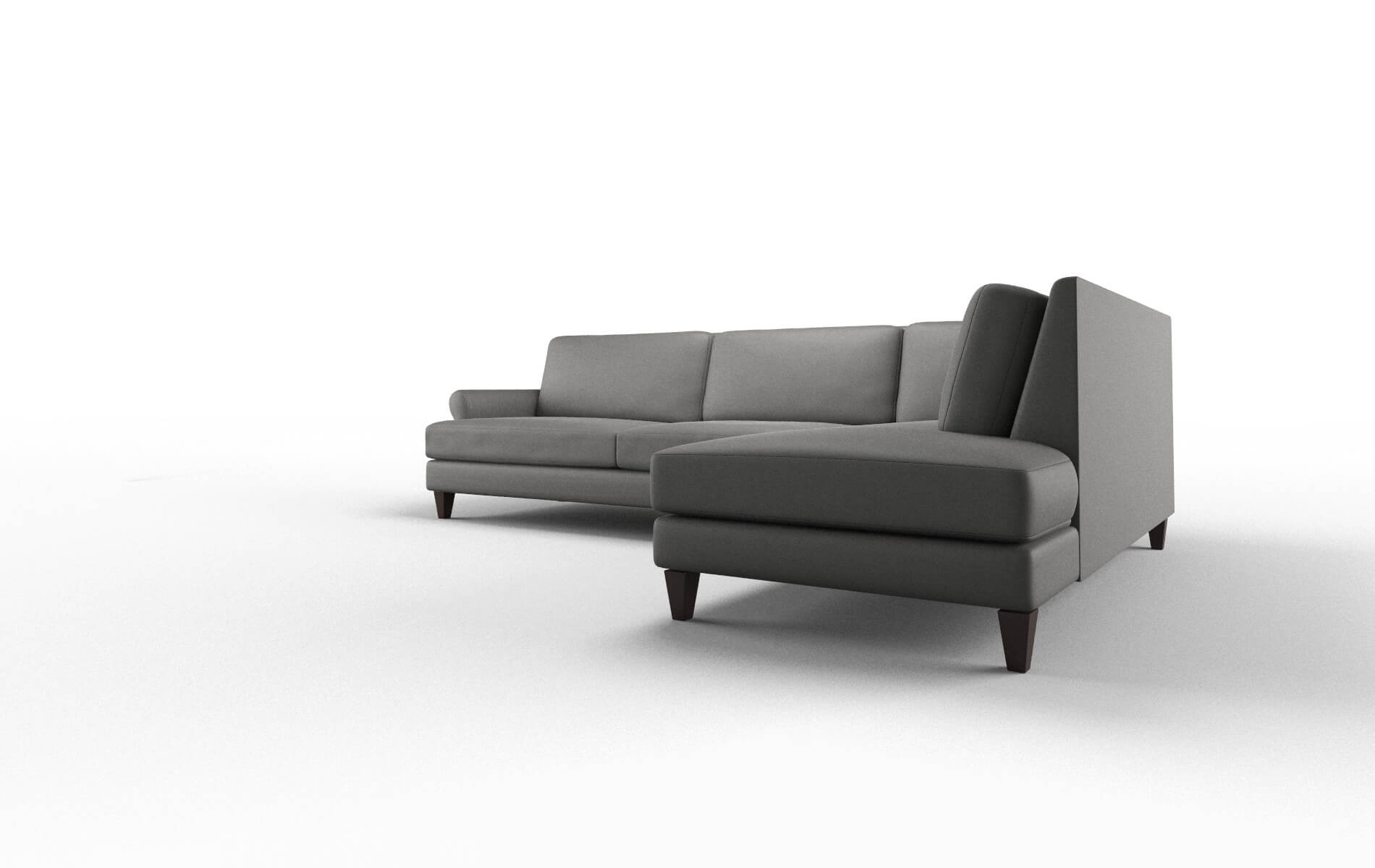 Stockholm Rocket Charcoal Panel espresso legs 4