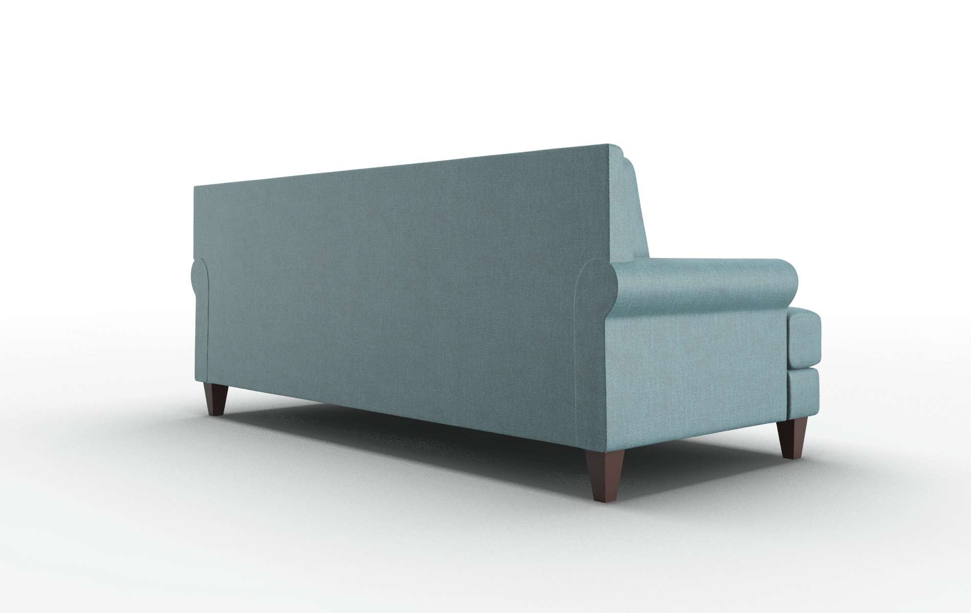 Stockholm Rocket Peacock Sofa espresso legs 5