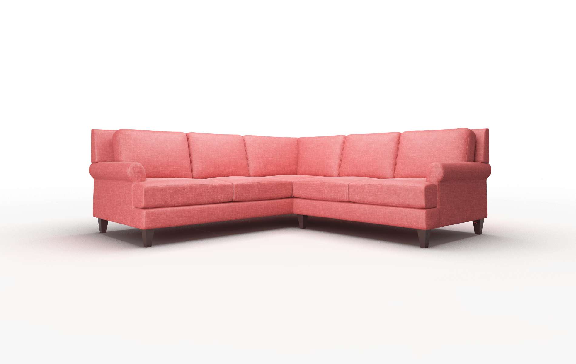 Stockholm Royale Berry Sectional espresso legs 1