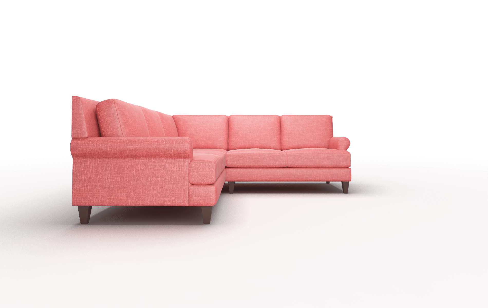 Stockholm Royale Berry Sectional espresso legs 2