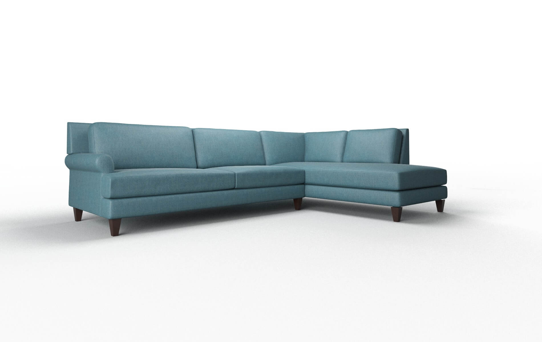 Stockholm Royale Electric_blue Panel espresso legs 2