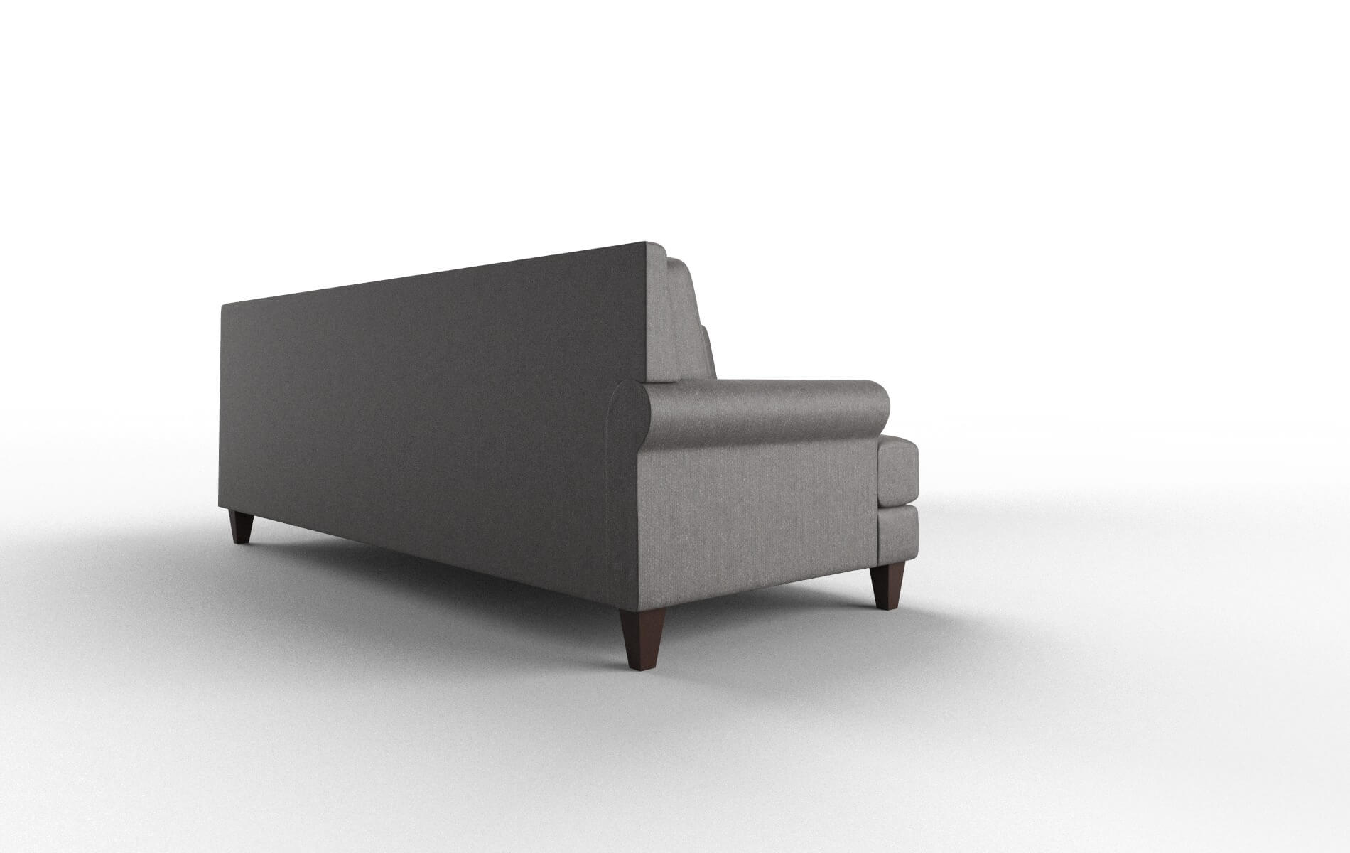 Stockholm Sasha Grey Sectional espresso legs 3