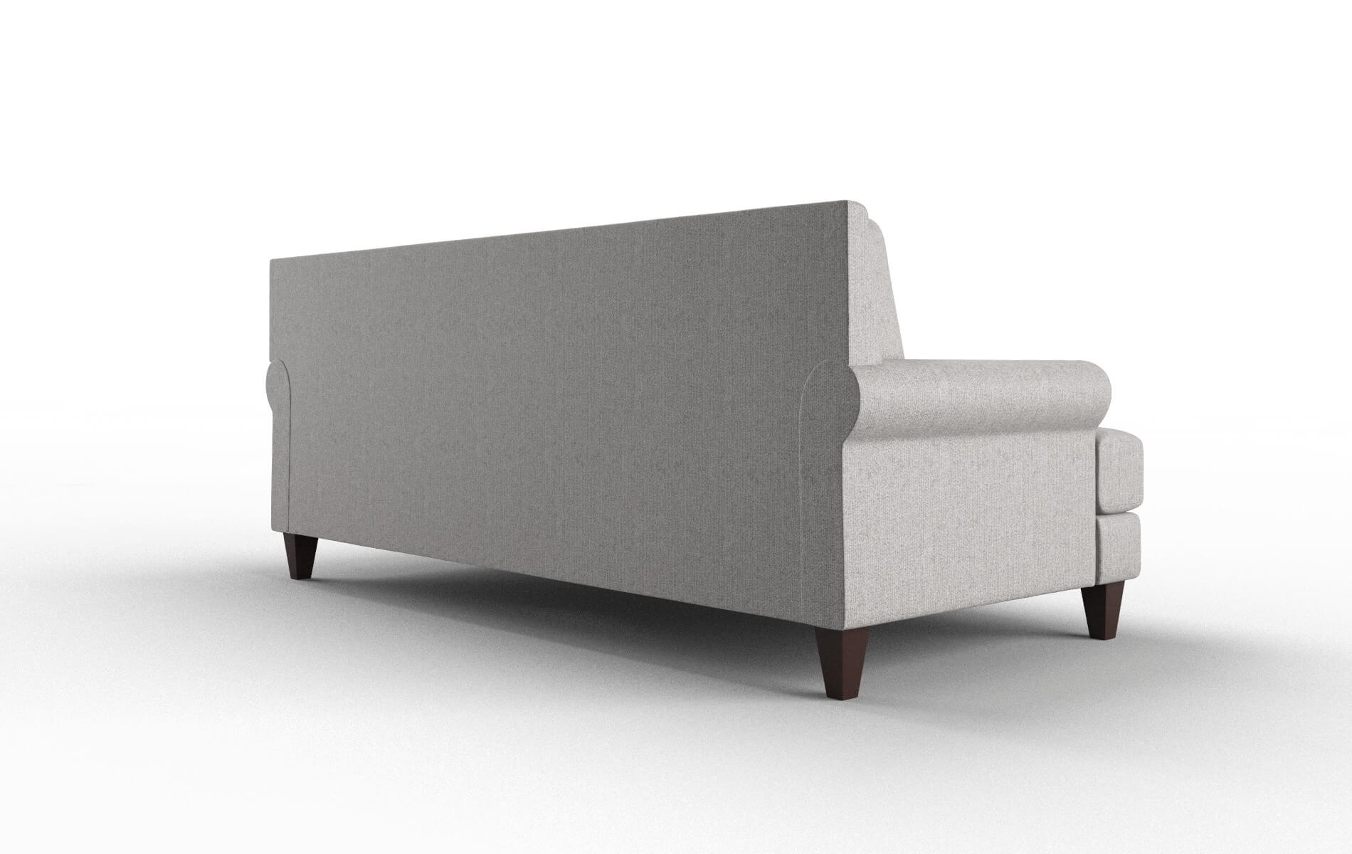 Stockholm Sasha Silver Sofa espresso legs 5