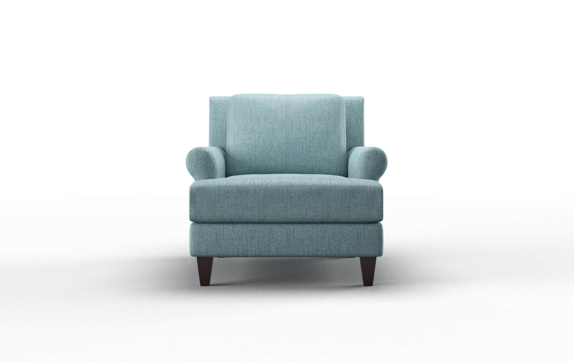 Stockholm Sasha Teal Chair espresso legs 1