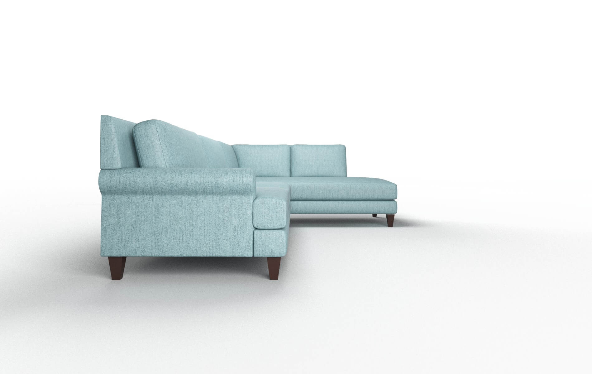 Stockholm Sasha Teal Panel espresso legs 3