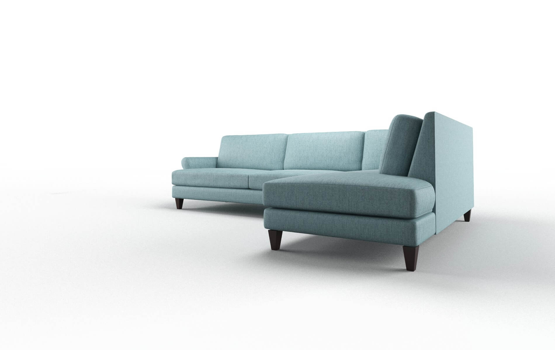 Stockholm Sasha Teal Panel espresso legs 4