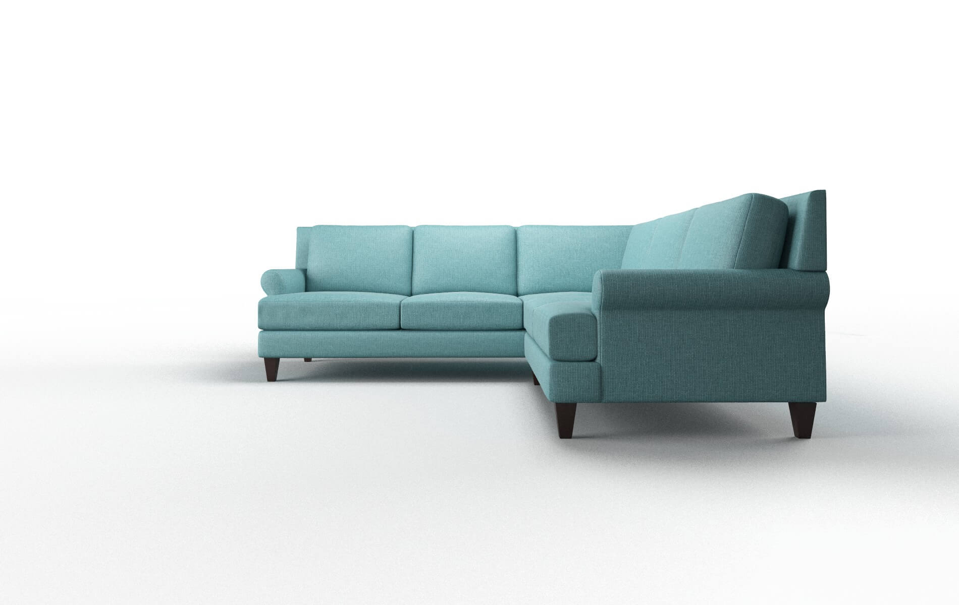 Stockholm Simplex Aquavita Sectional espresso legs 5