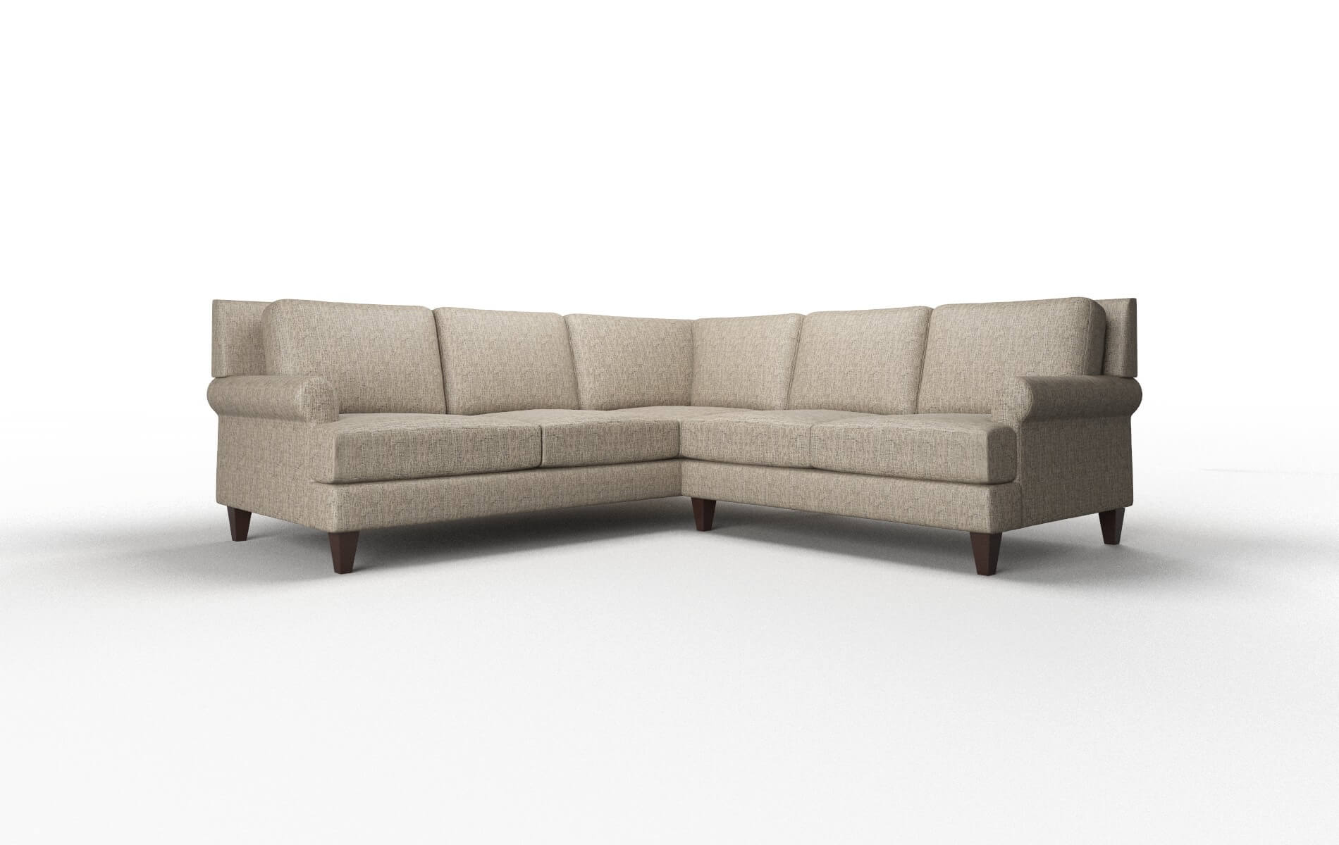 Stockholm Solifestyle 51 Sectional espresso legs 1