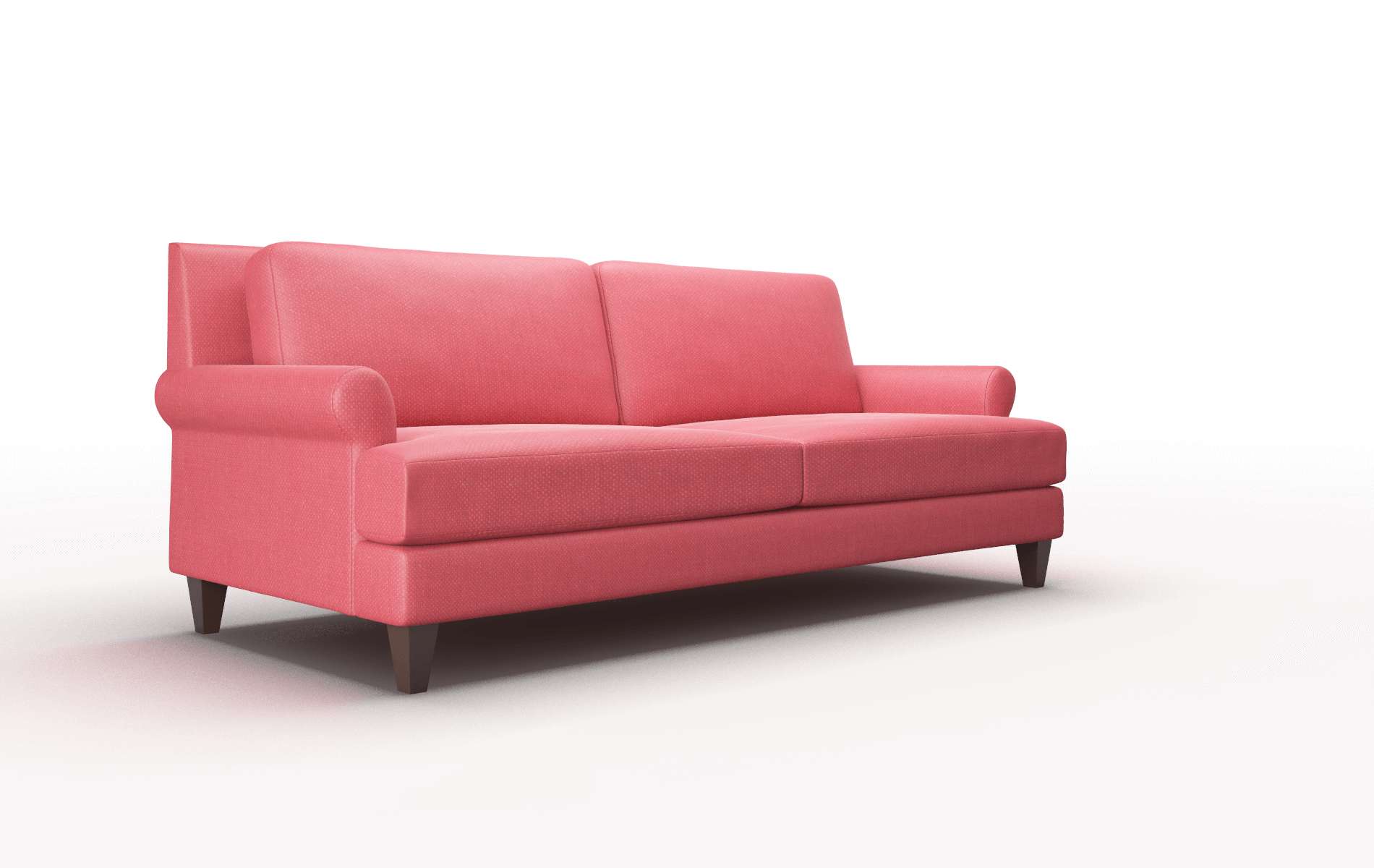 Stockholm Sorrento Berry Sofa espresso legs 2