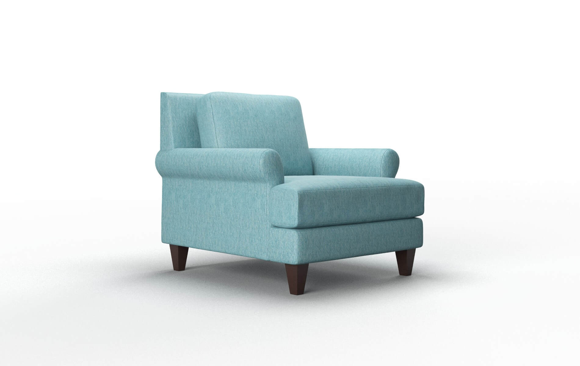 Stockholm Sorrento Denim Chair espresso legs 2